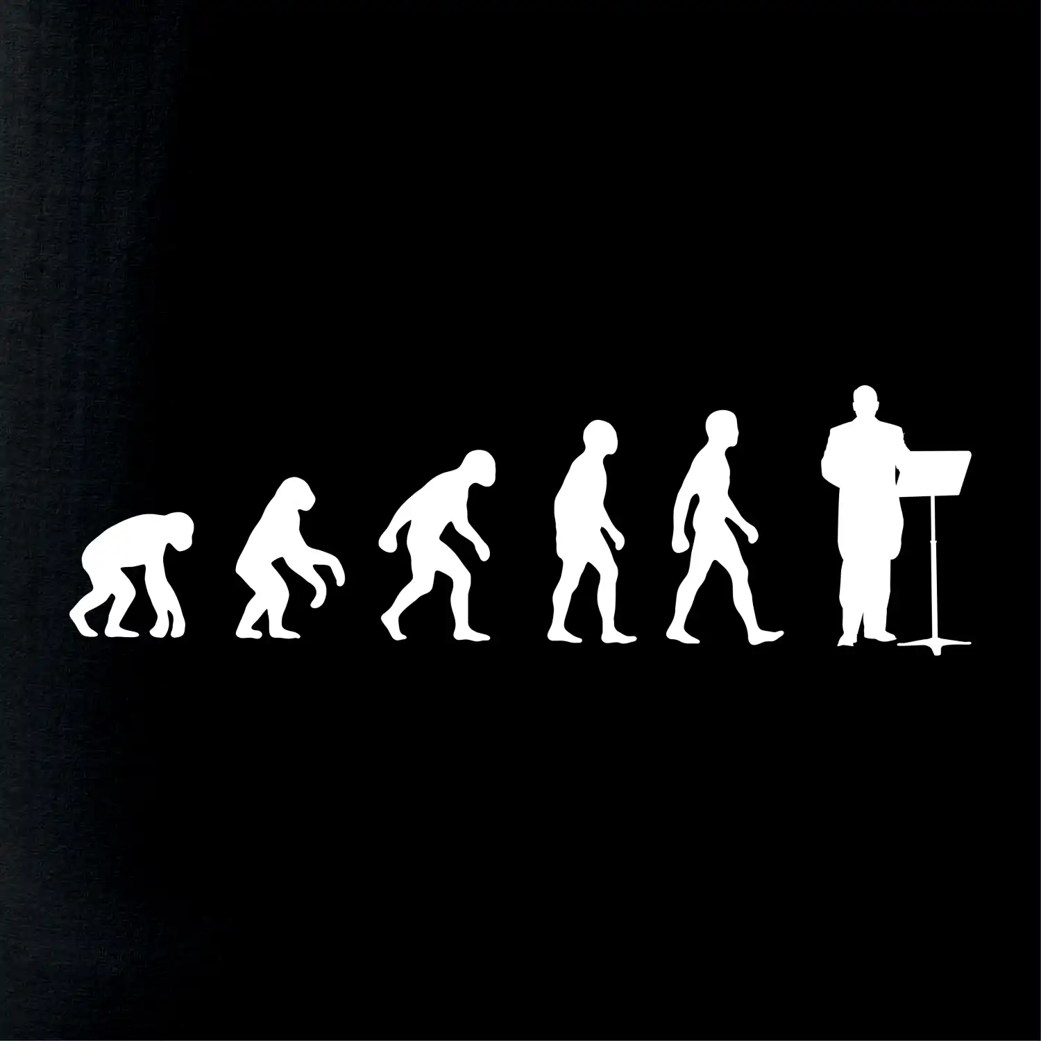 Evoluce sbormistr zepředu