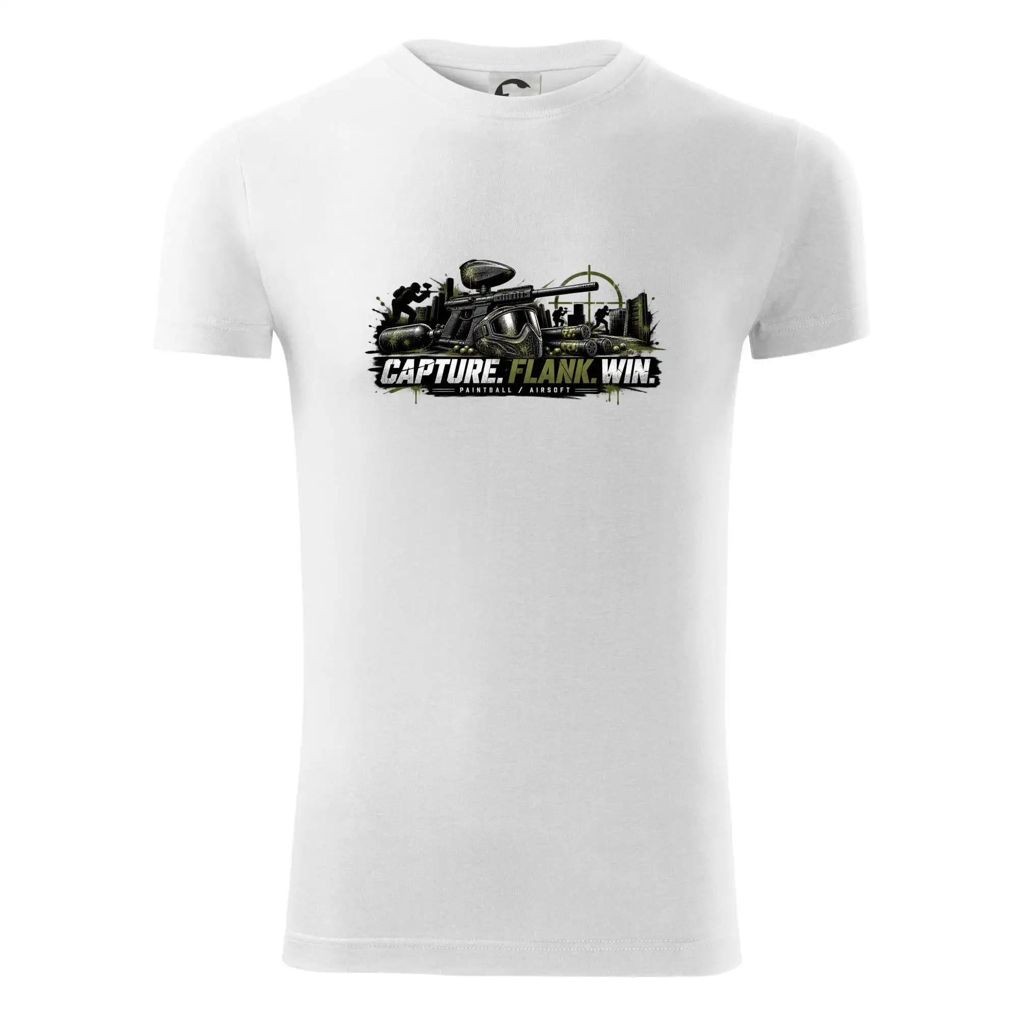 Taktika capture flank win paintball