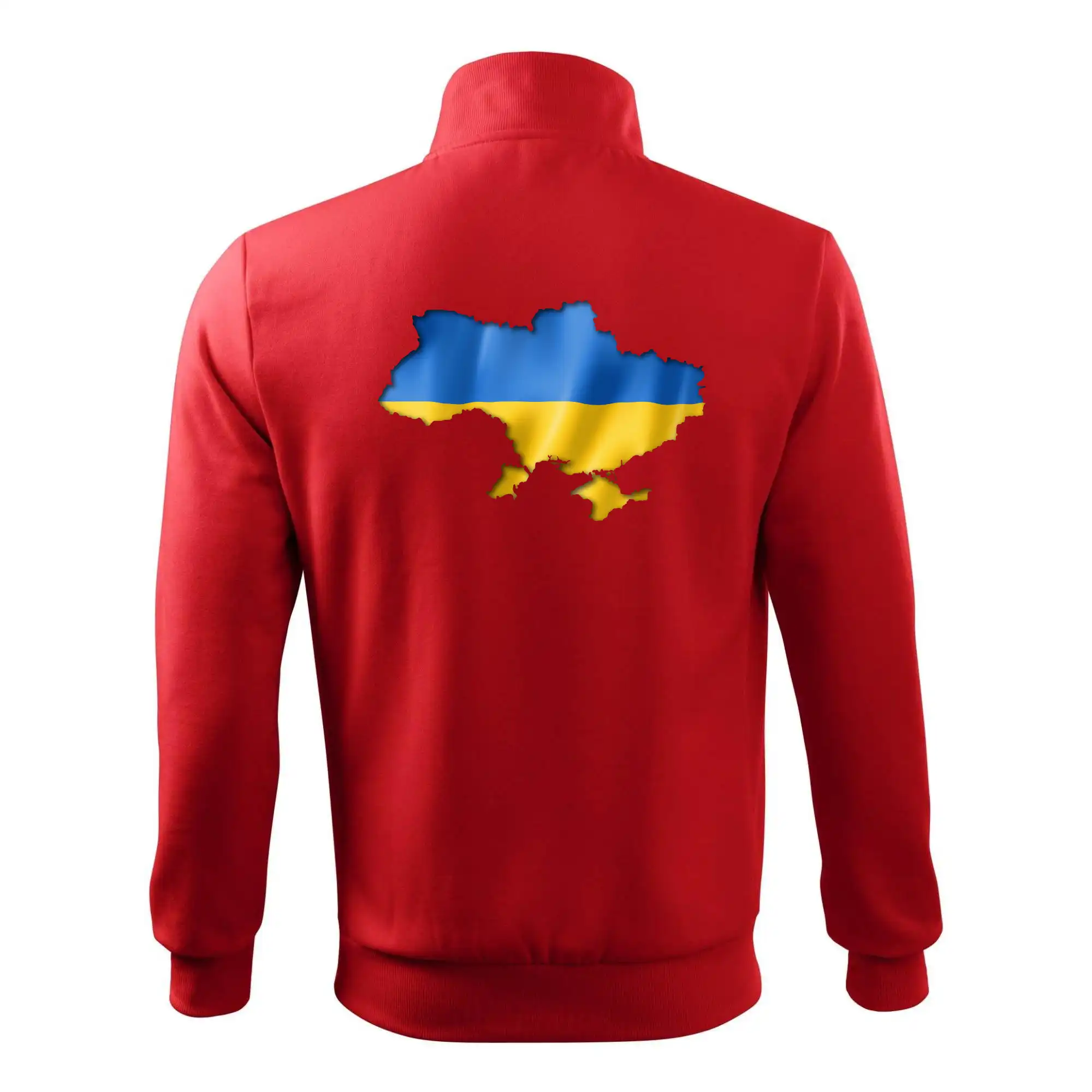 Ukrajina vlajka mapa