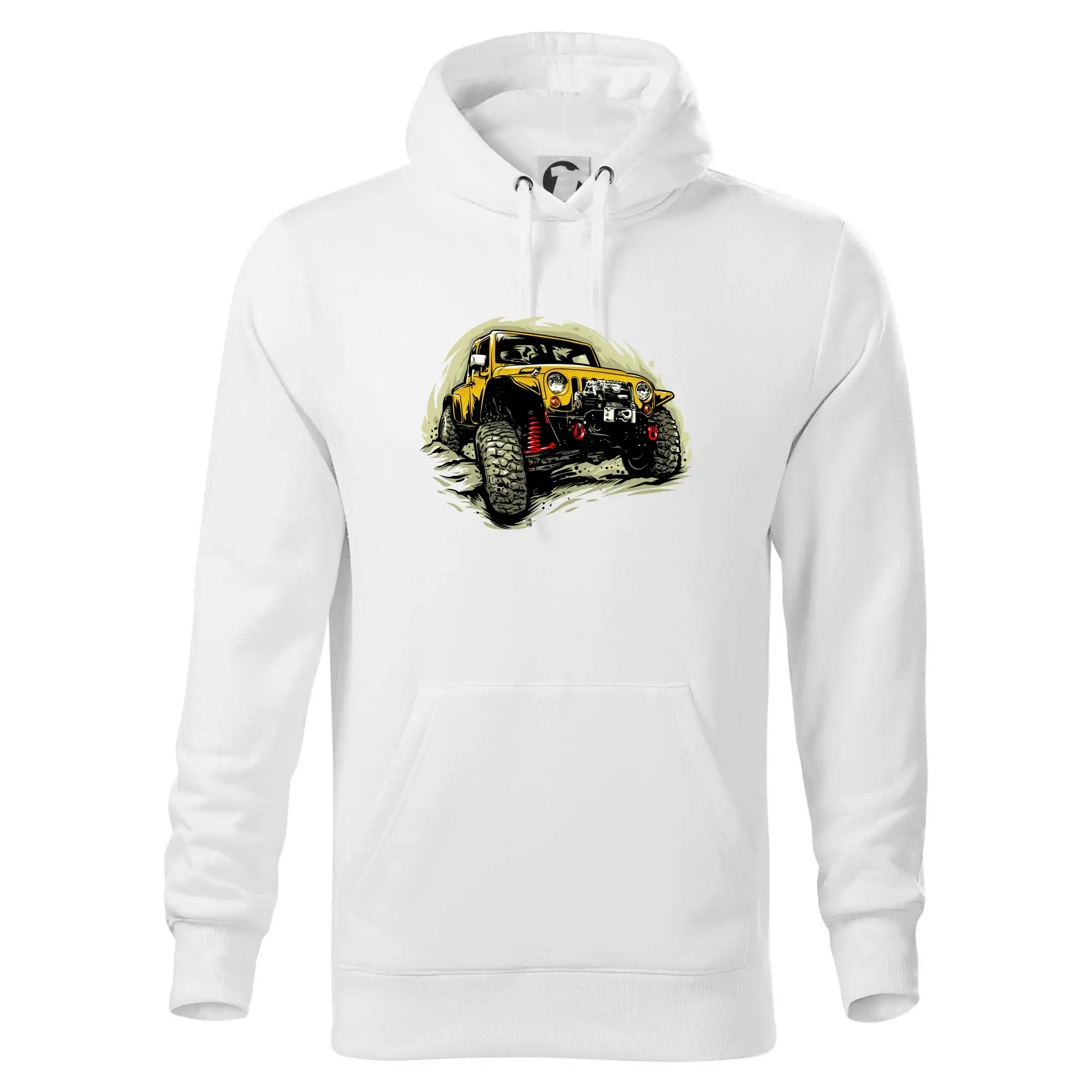 Žlutý offroad s navijákem