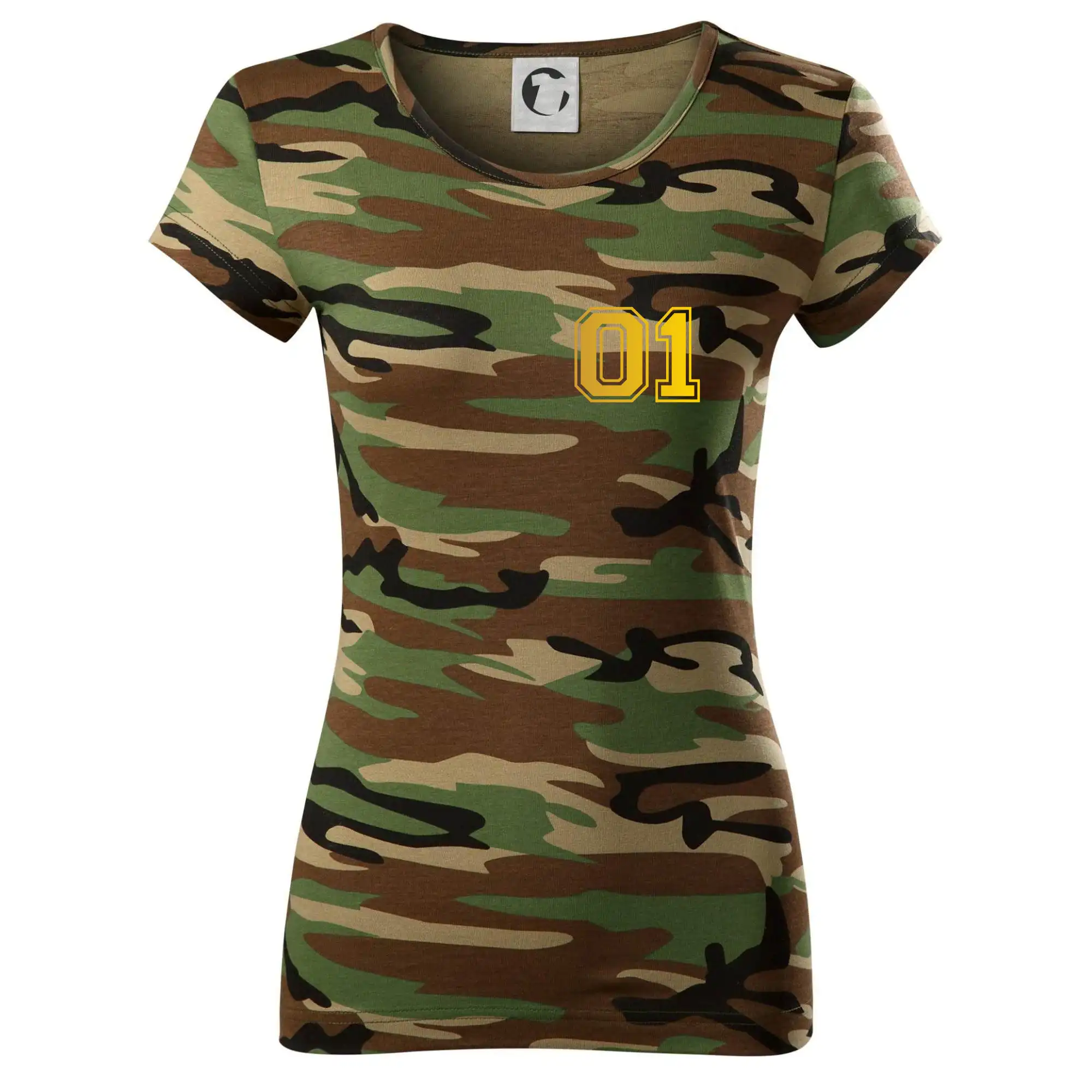 King - Queen - 01 dres - zlatý potisk