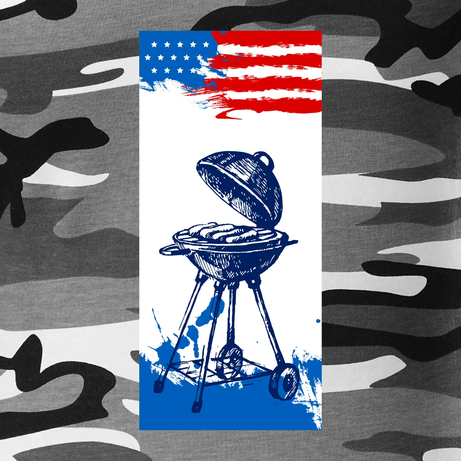 USA BBQ draw grill