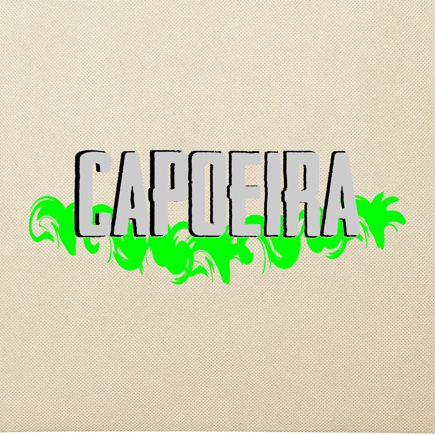Capoeira nápis - zelený
