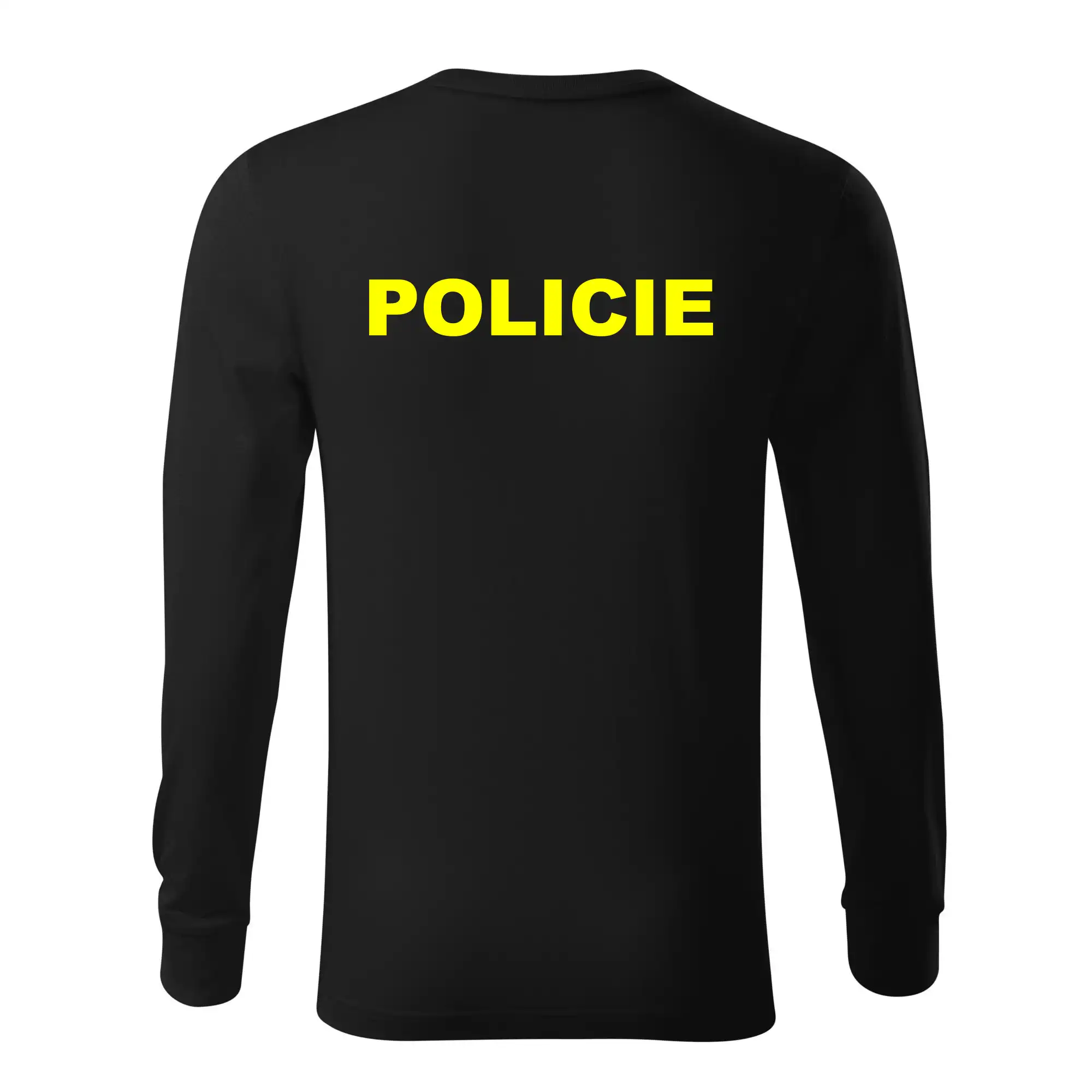Policie Nápis žlutý