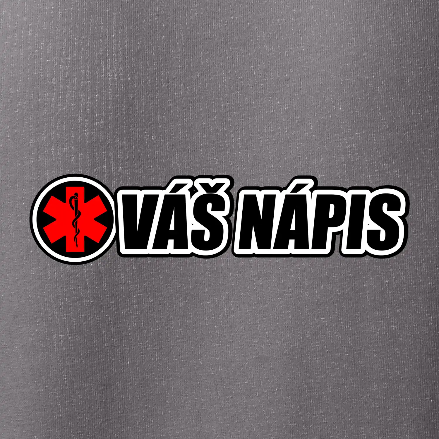 Kulatý kříž - tvůj nápis