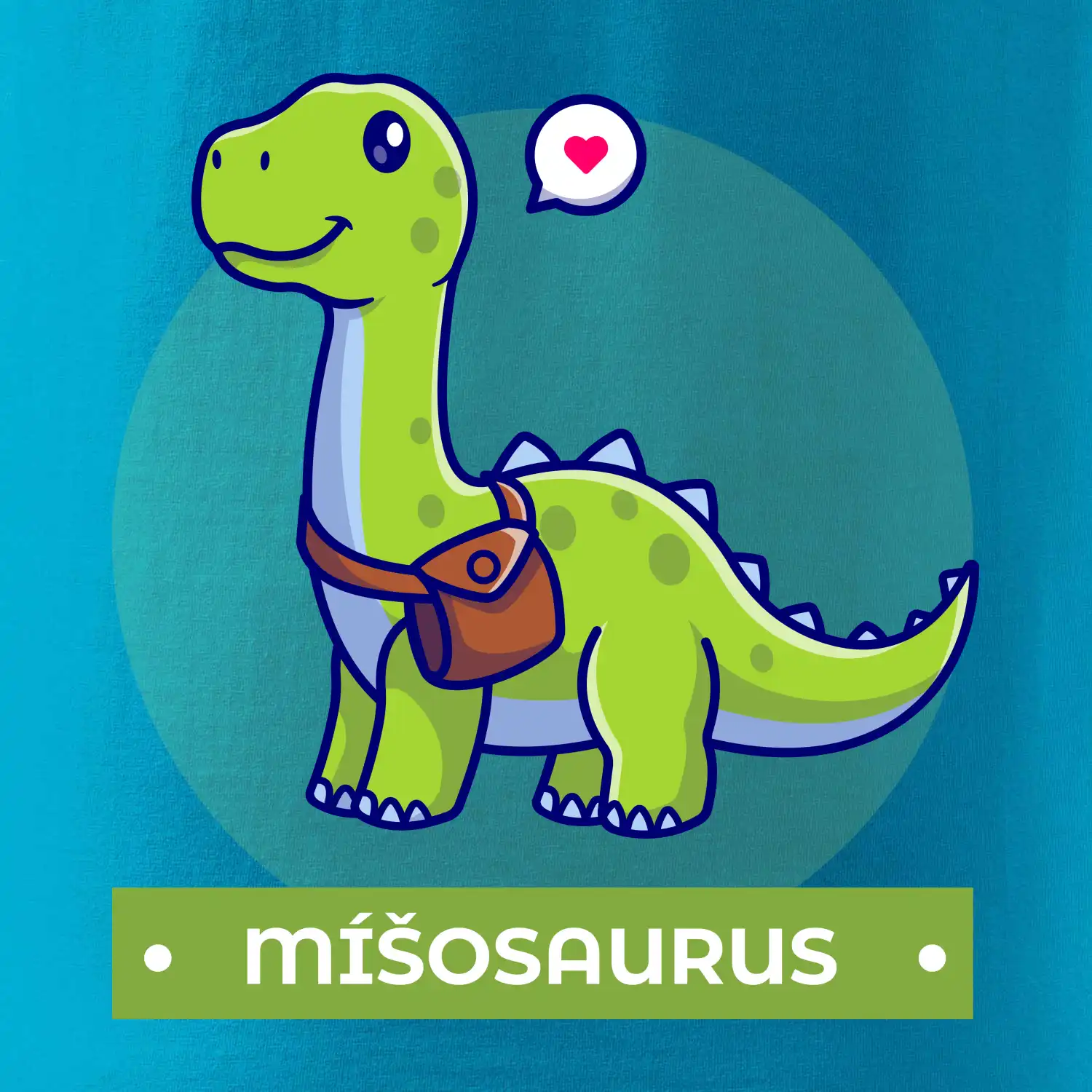 Dinosauří jména - zelený dinosaurus