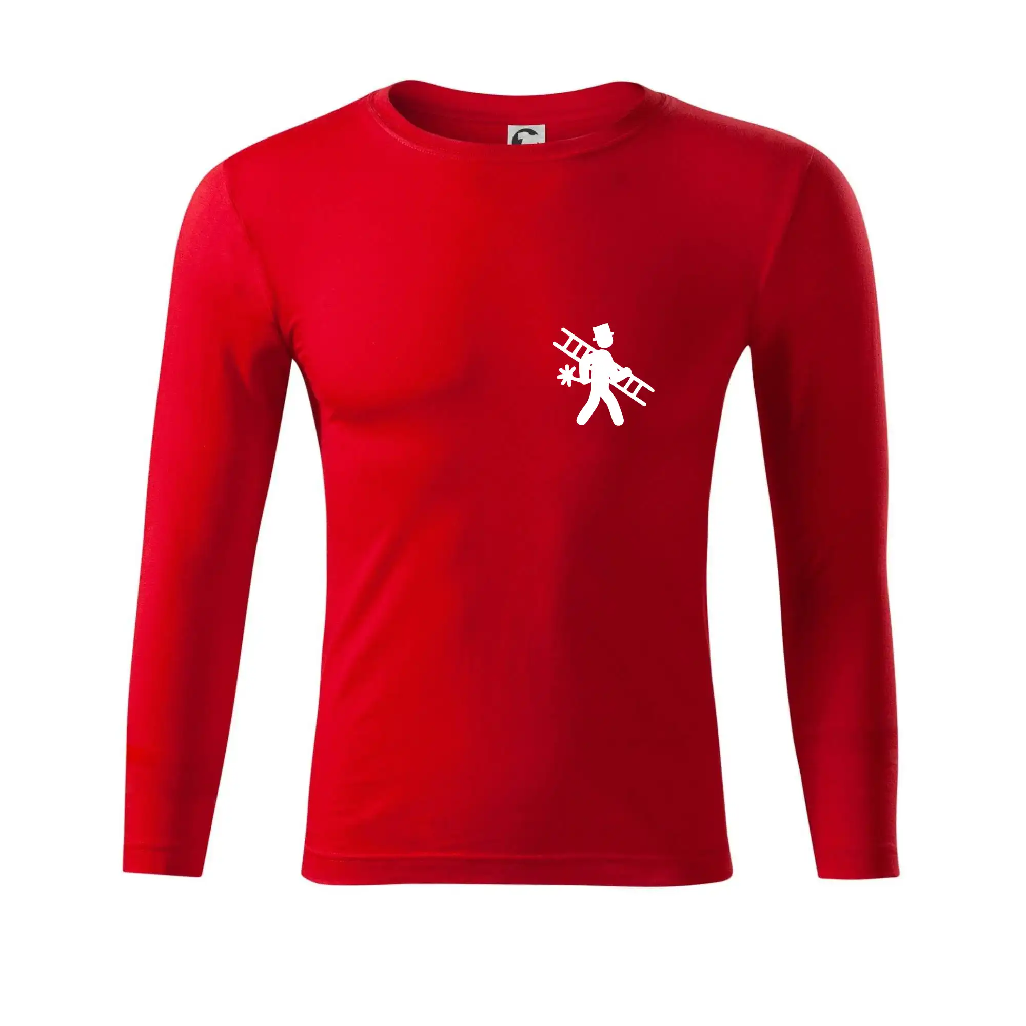 Kominík logo + nápis na zádech