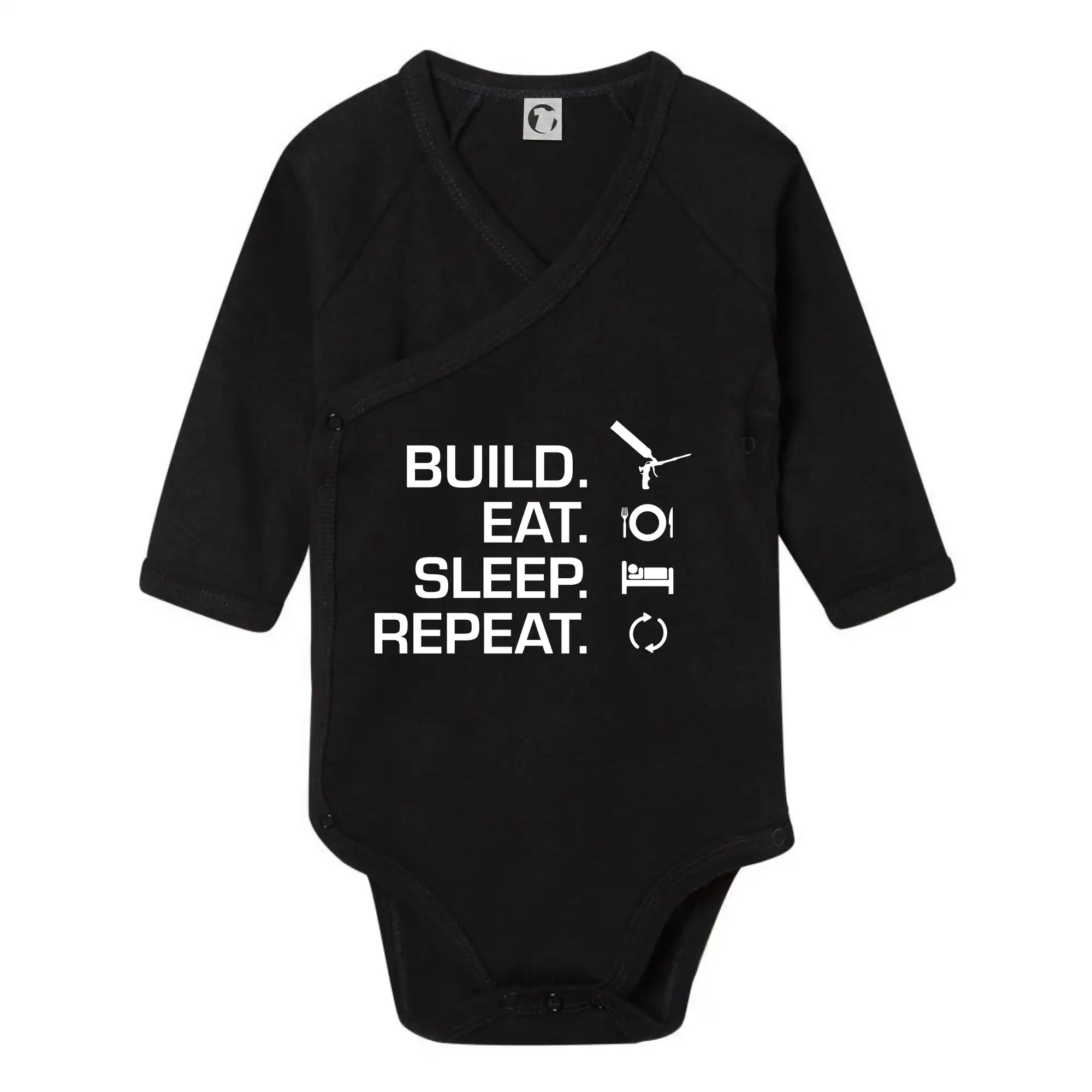 Build eat sleep repeat - montážní pěna