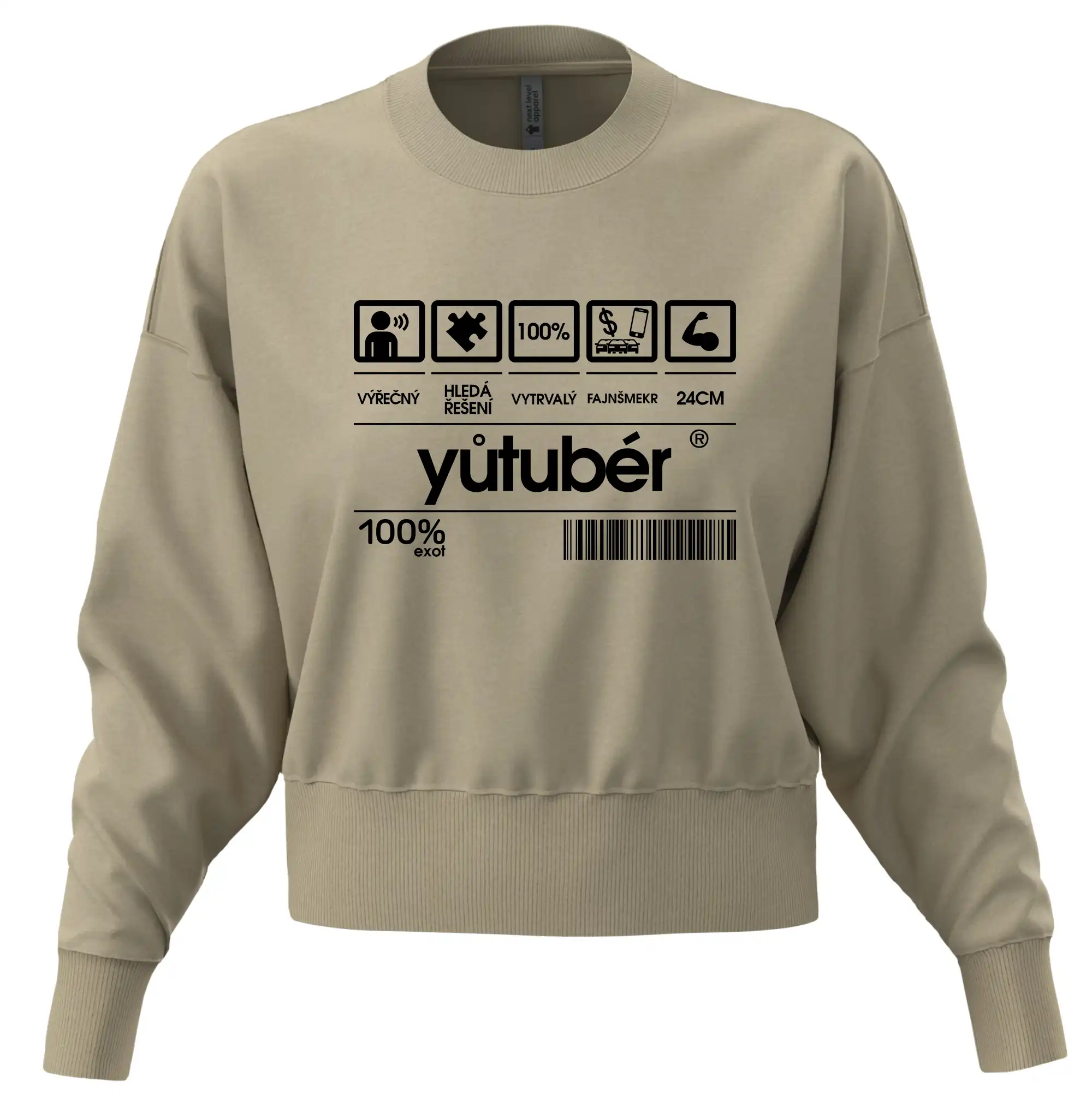 Čárový kód - youtuber