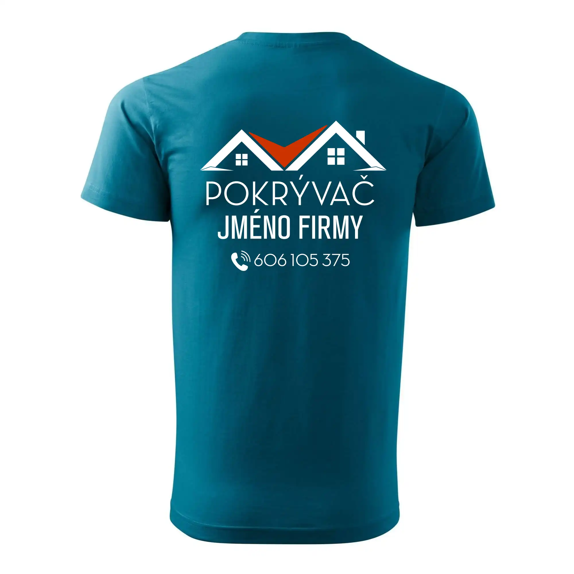 Tričko pro pokrývače - Dvě střechy