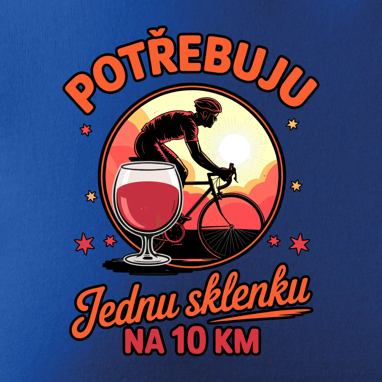 Potřebuju jednu sklenku na 10km