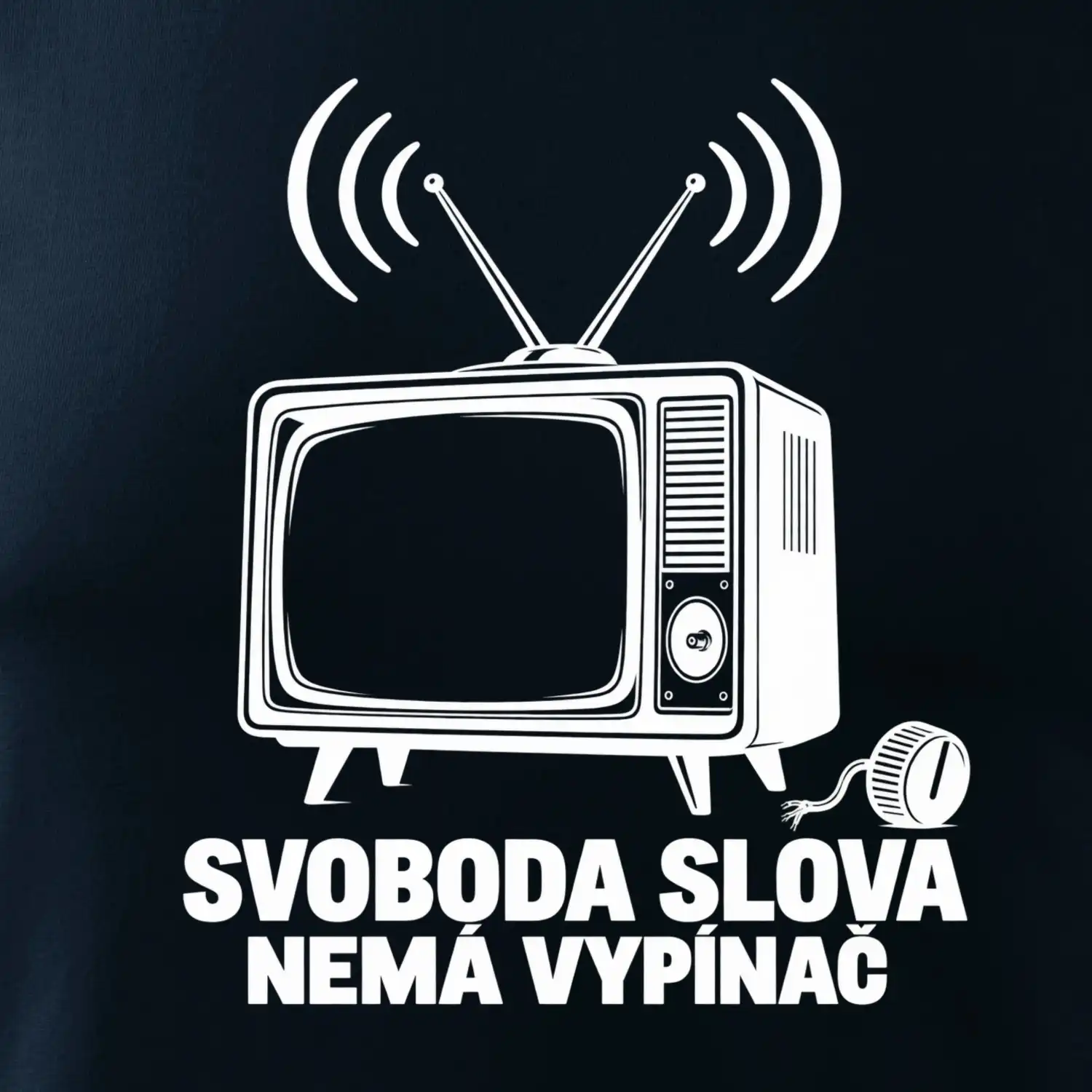 Svoboda slova nemá vypínač retro televize