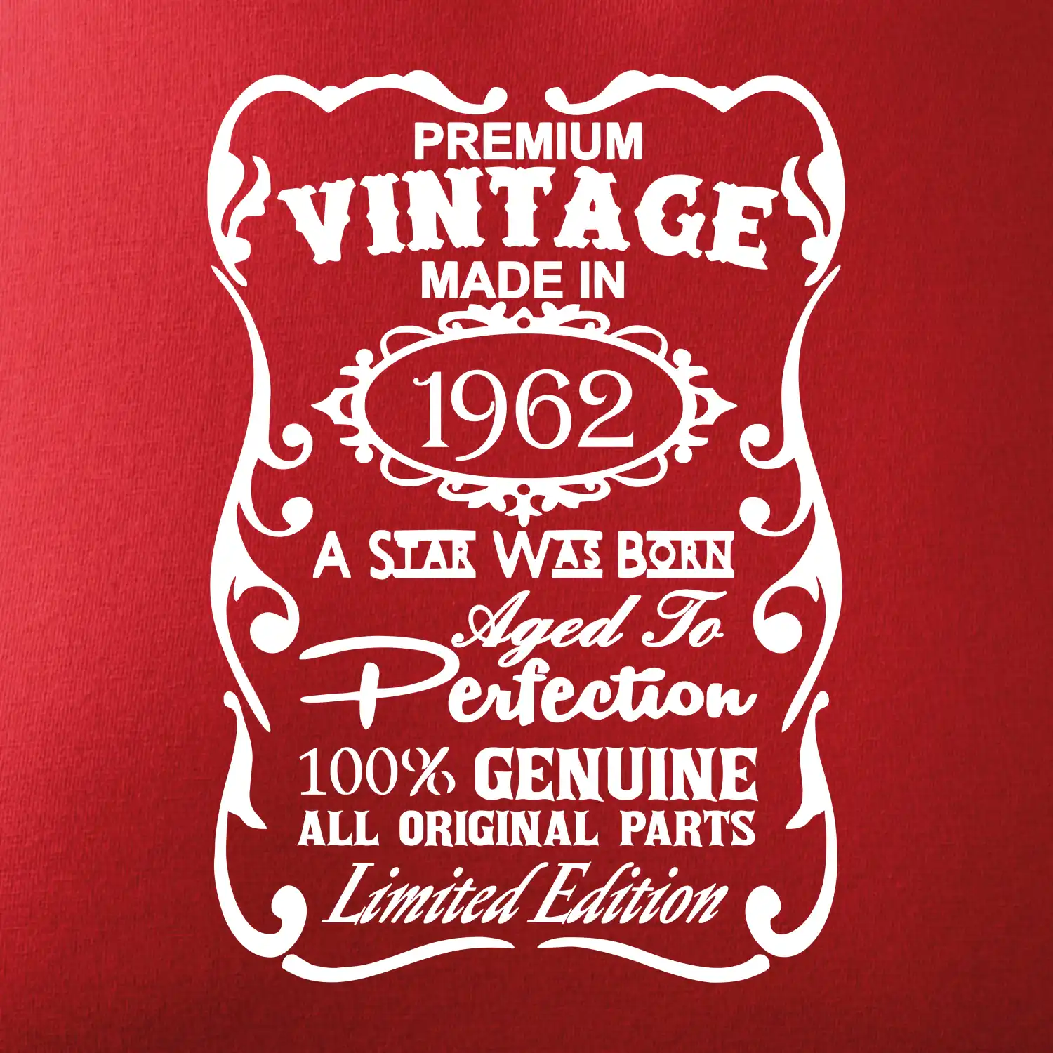 Vintage Etiketa - 1962