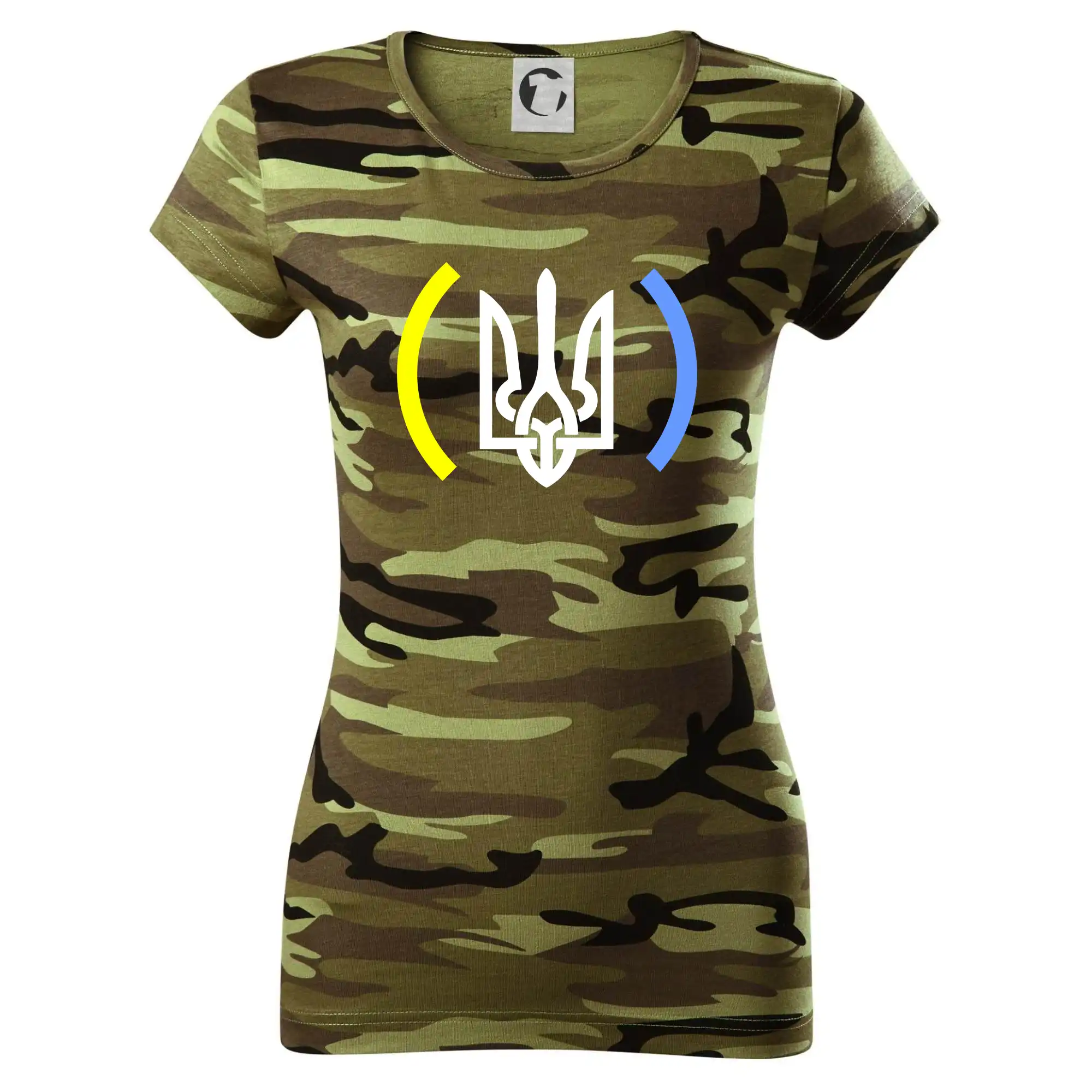 Ukrajina trojzubec s barvami