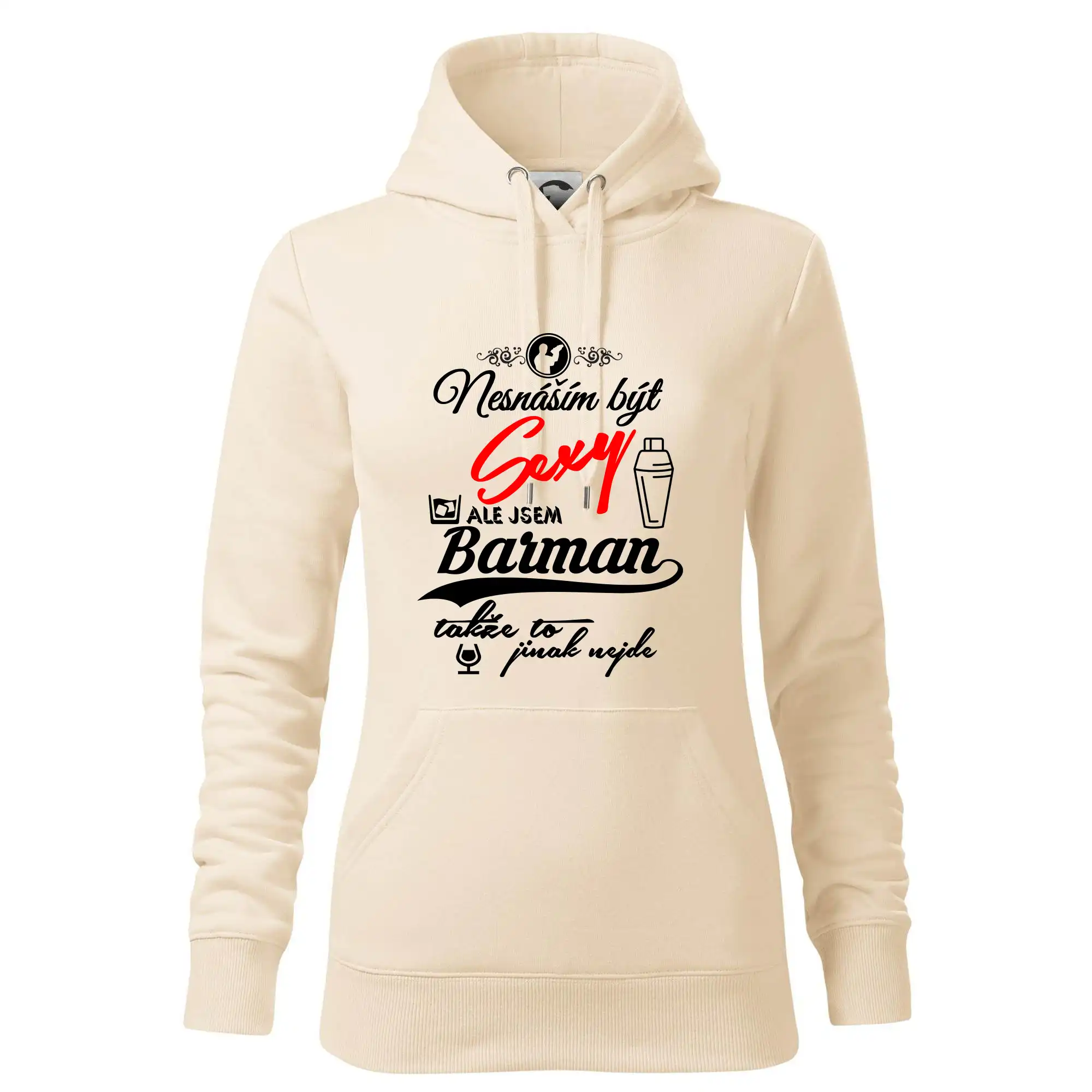 Nesnáším být sexy - nápis - barman / barmanka
