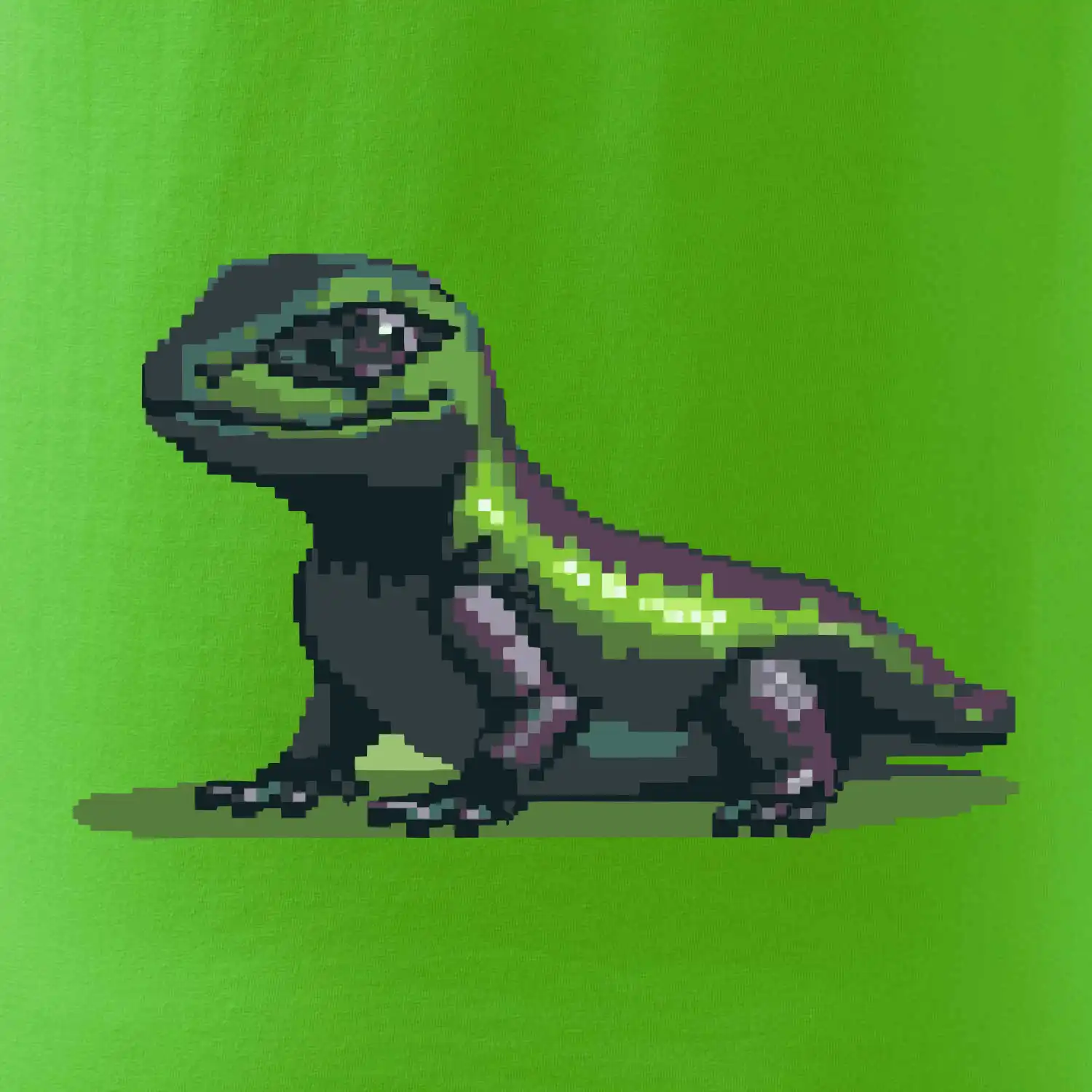 Leguán pixel