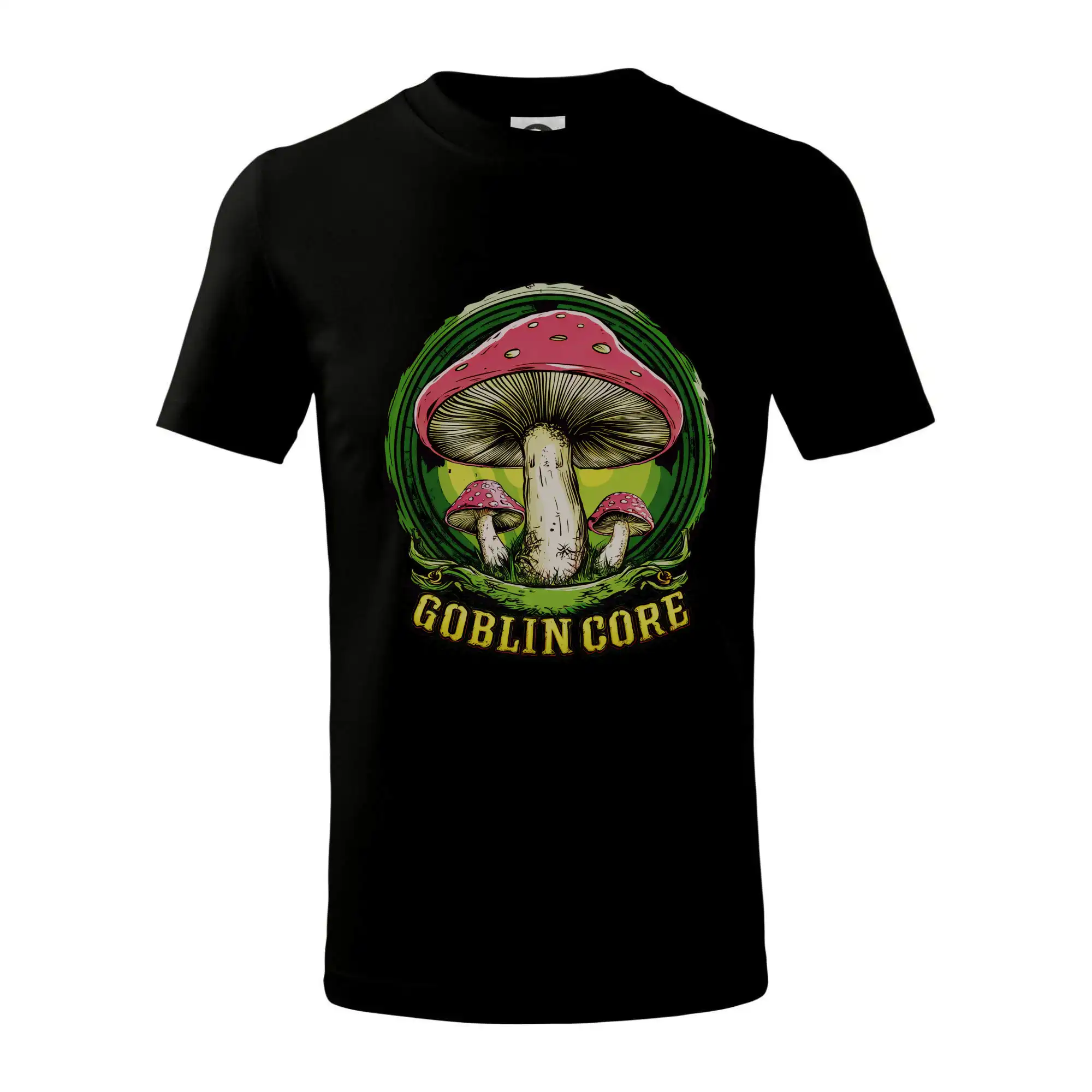 Goblincore  red capped mushrooms
