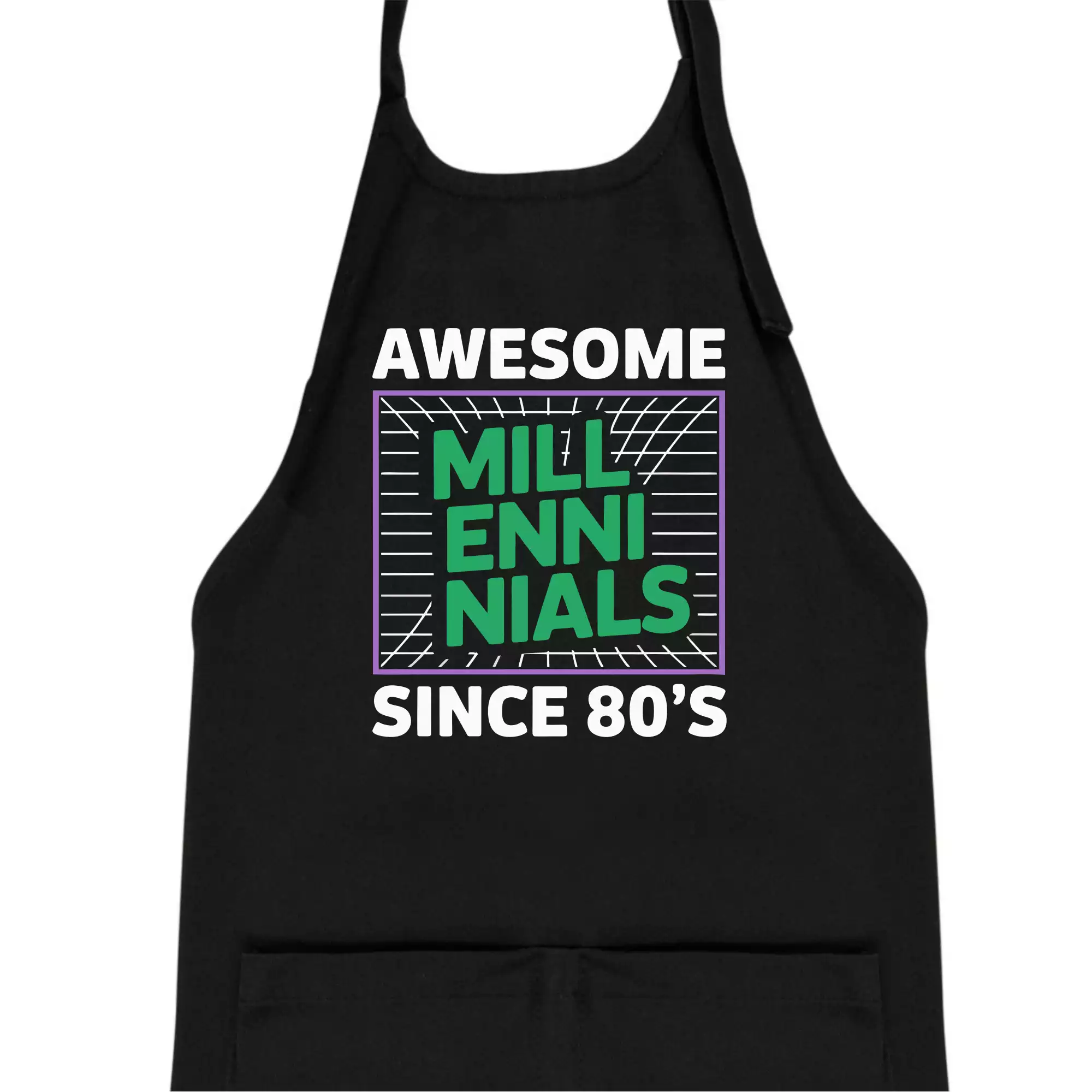 Generace Y - Zelený Awesome Millennials Since 80's