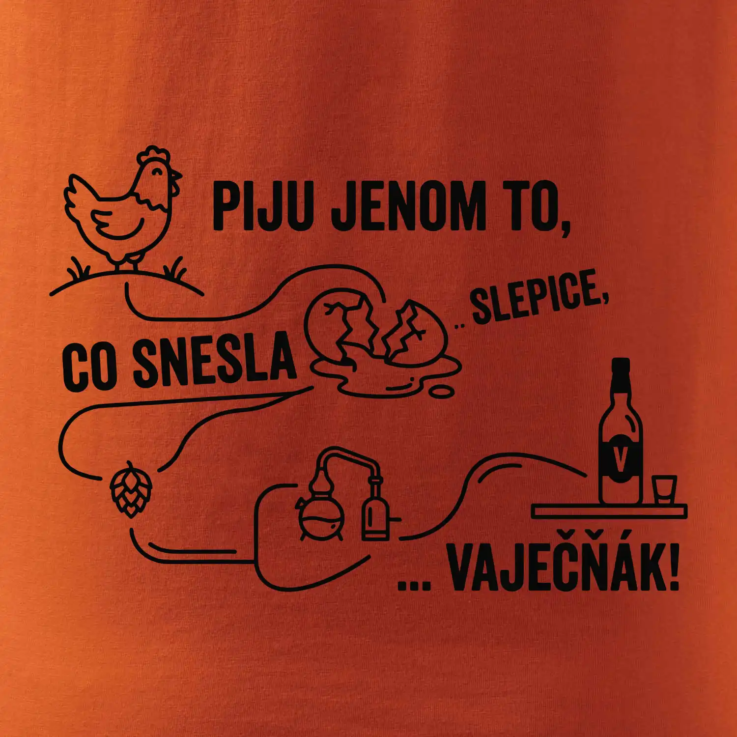 Piju jenom to, co snesla slepice... vaječňák!