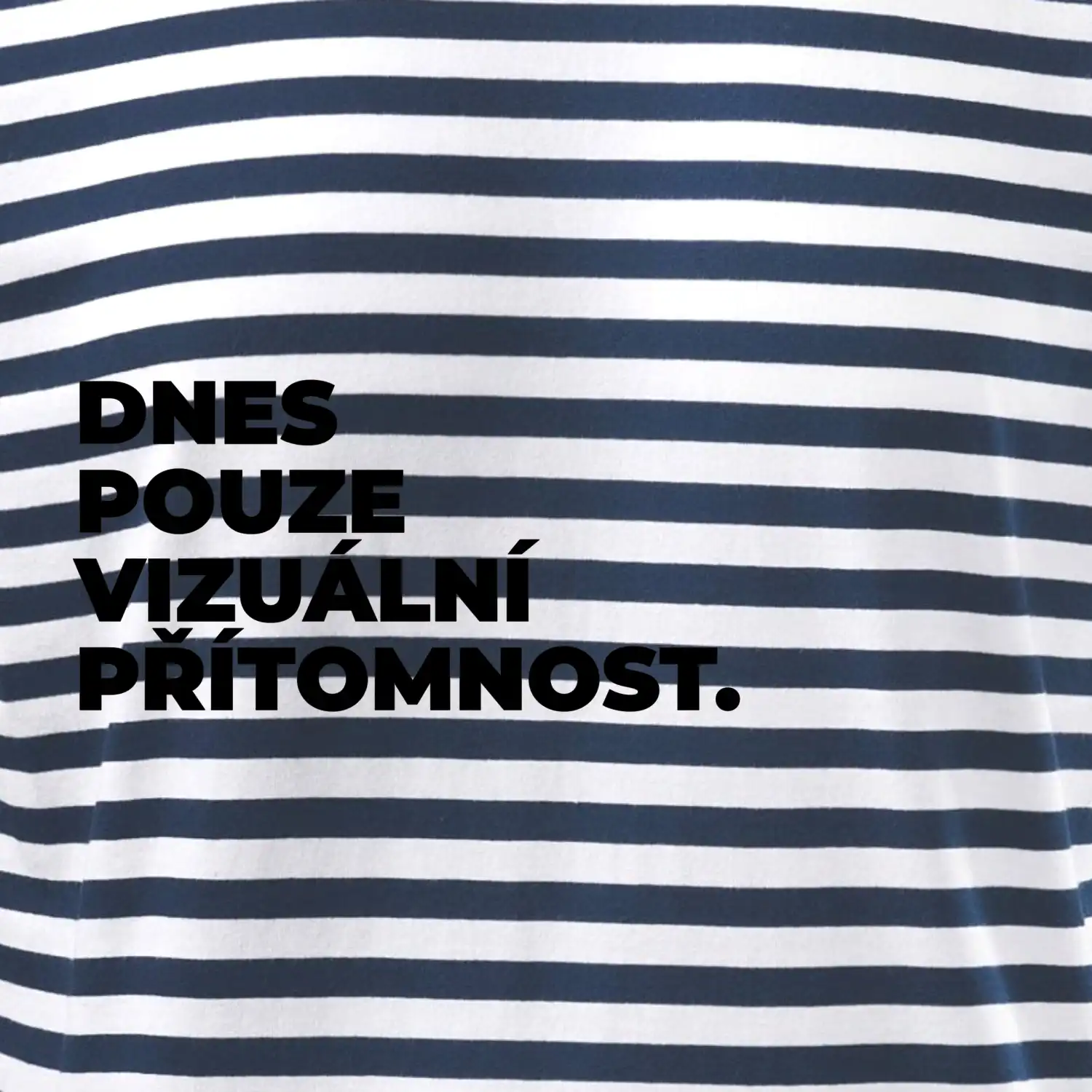 DNES POUZE VIZUÁLNÍ PŘÍTOMNOST.