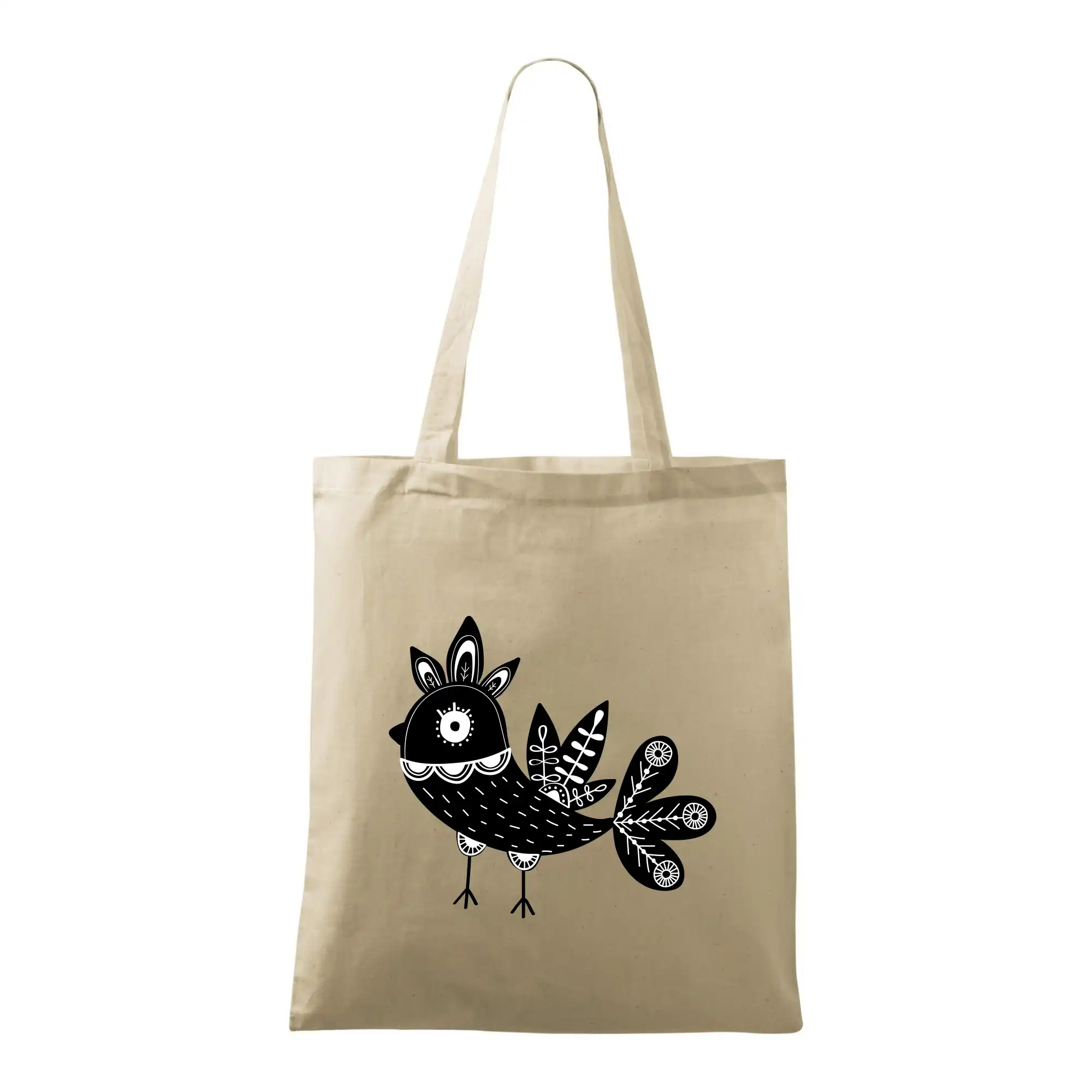 Ptáček černobílý folklór