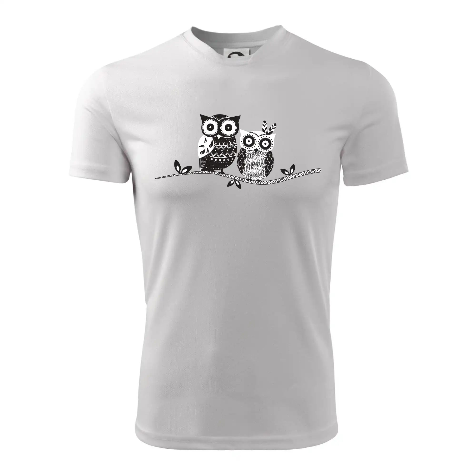 Dvě sovy abstraktní