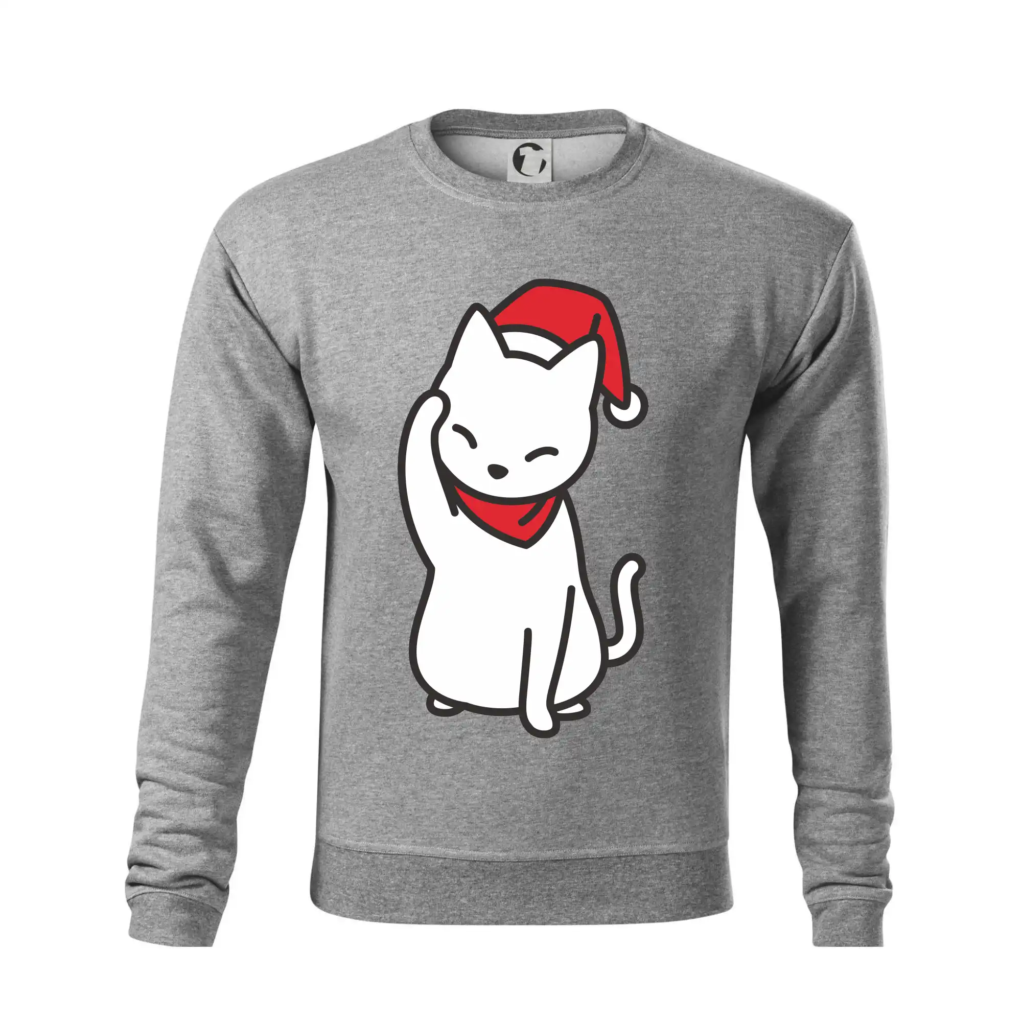 Vánoční kočka mávající