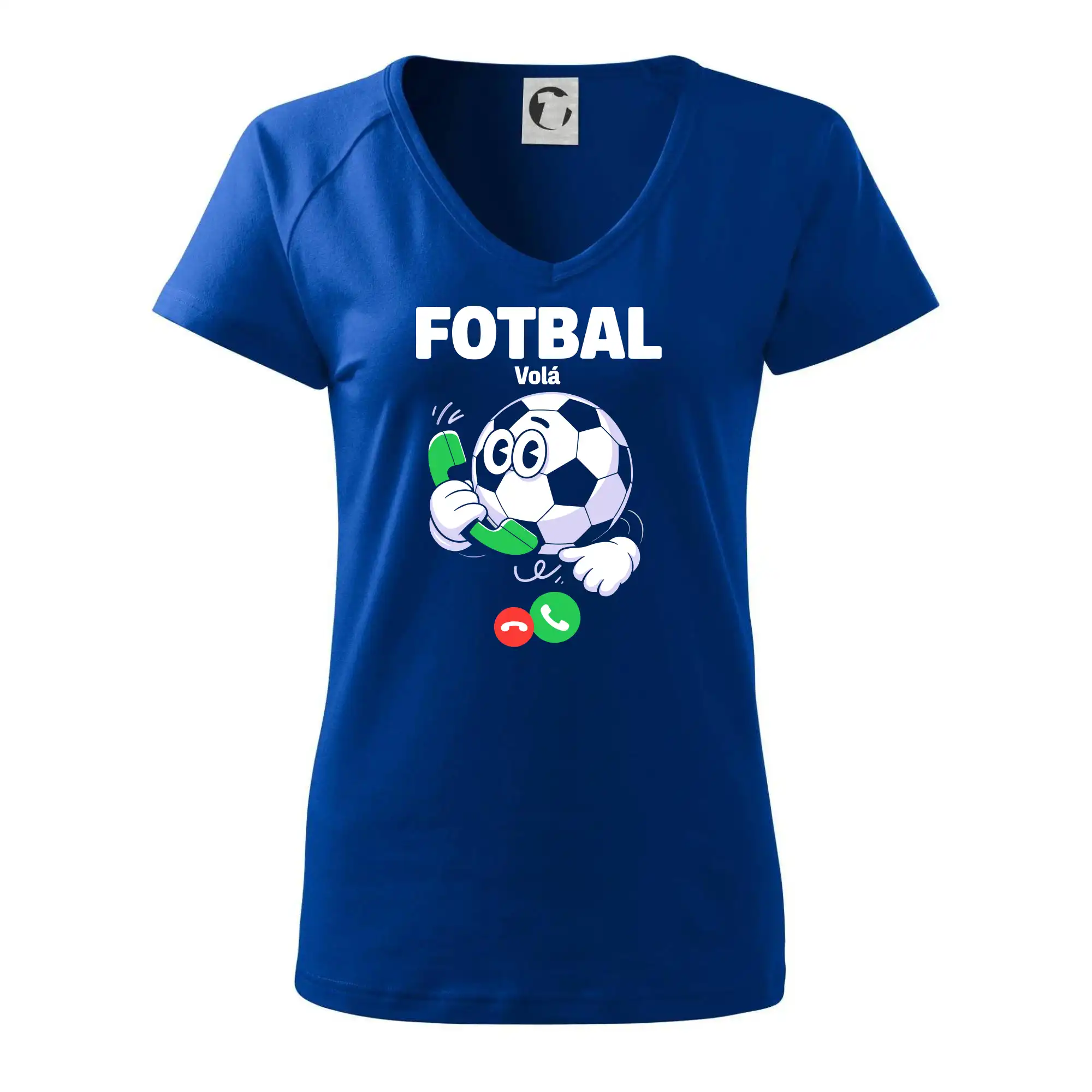 Karikatura fotbal volá