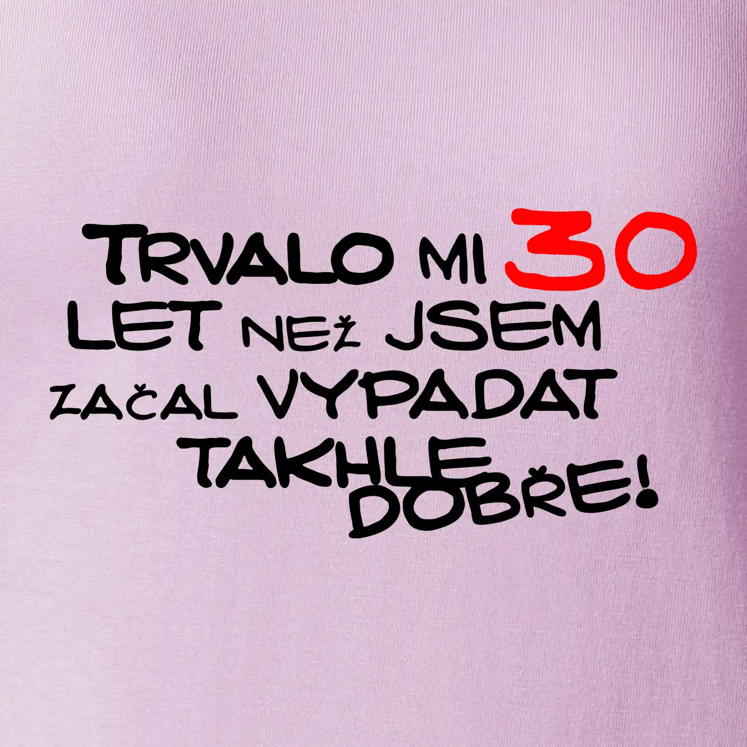 Trvalo mi 30 let než jsem začal vypadat takhle dobře