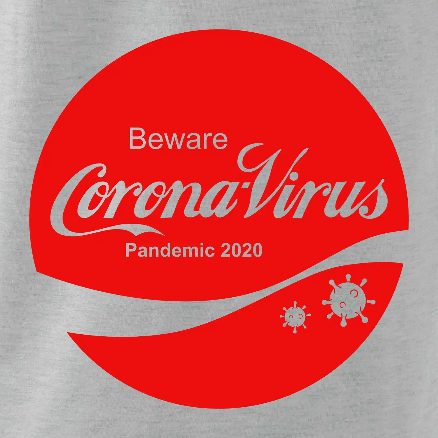 Corona virus pandemic logo