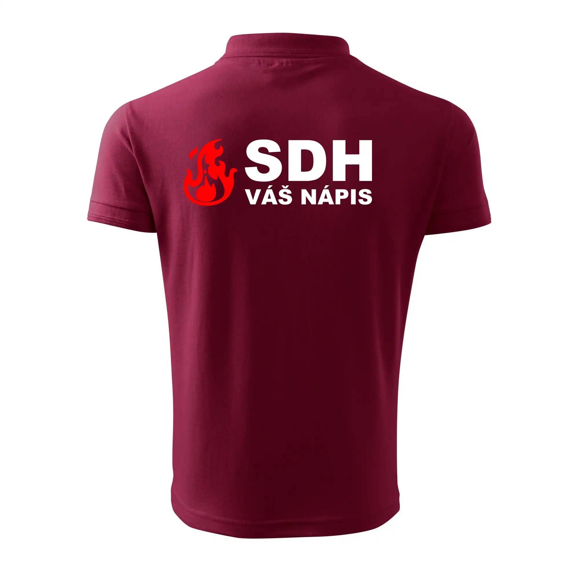 SDH nápis (oheň, firesport, název sboru - vlastní nápis)