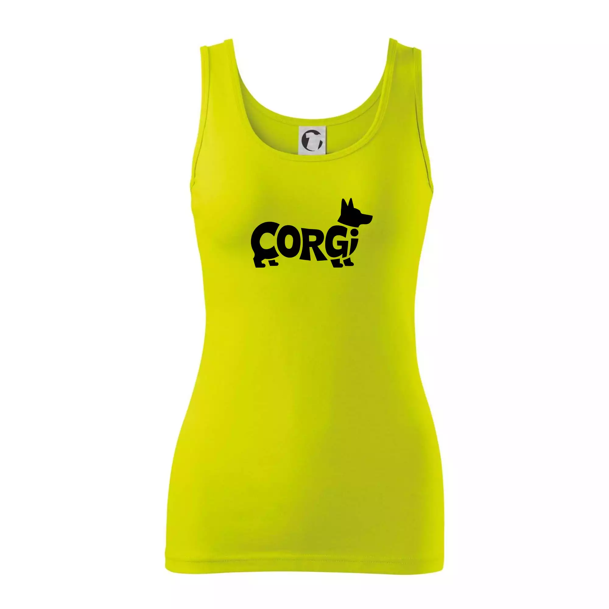 Corgi nápis v těle