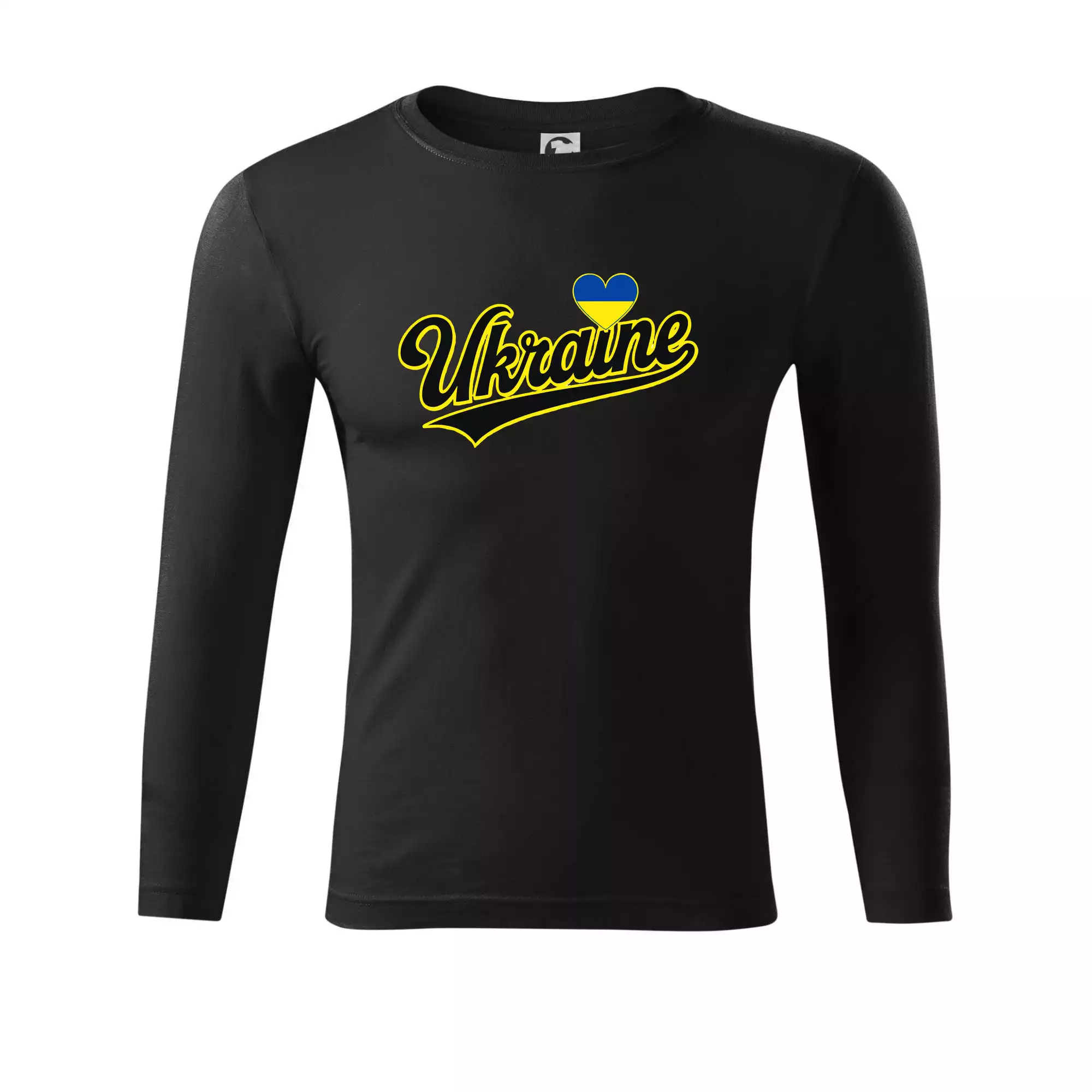 Ukraine - nápis černý
