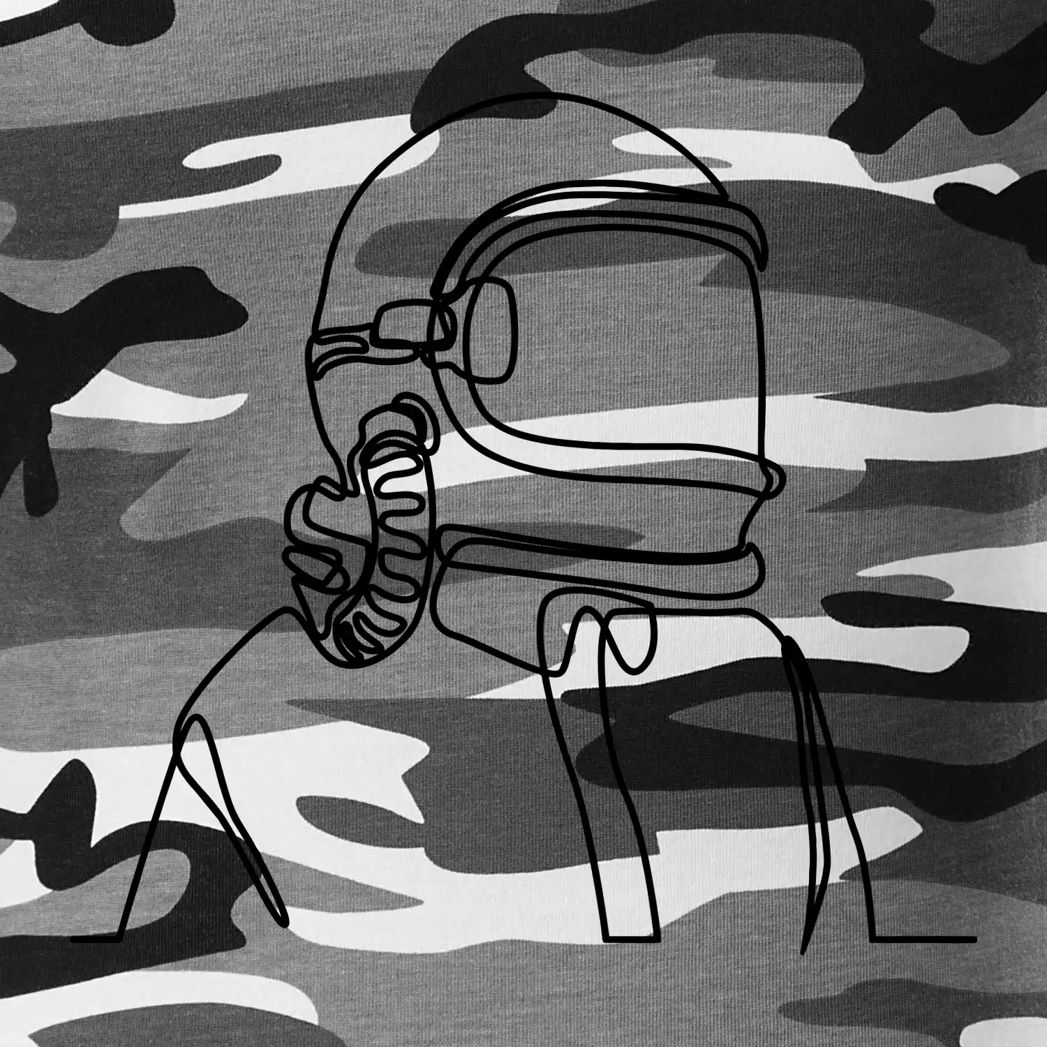 Astronaut jedním tahem