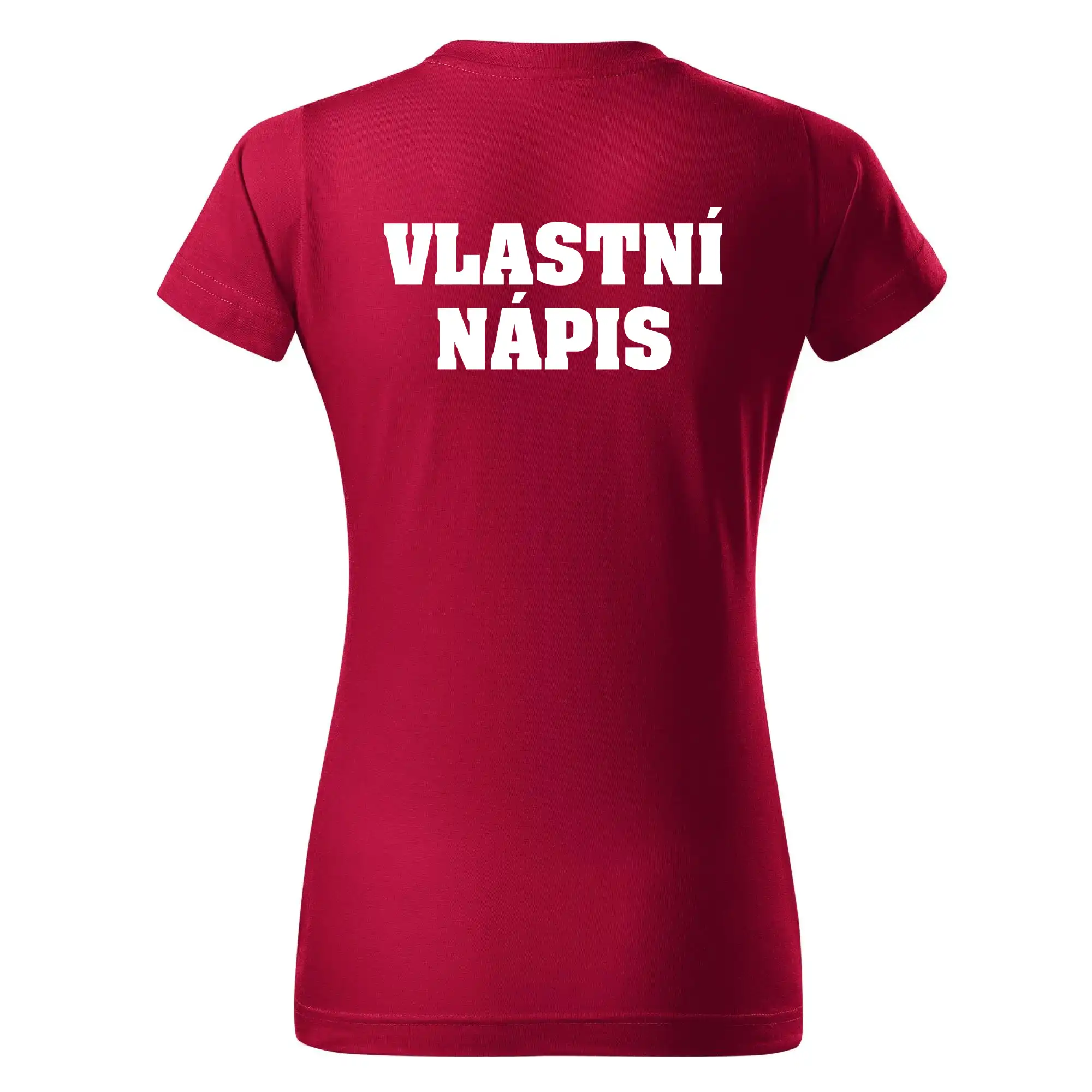 Hvězda života - vlastní nápis vpředu a vzadu