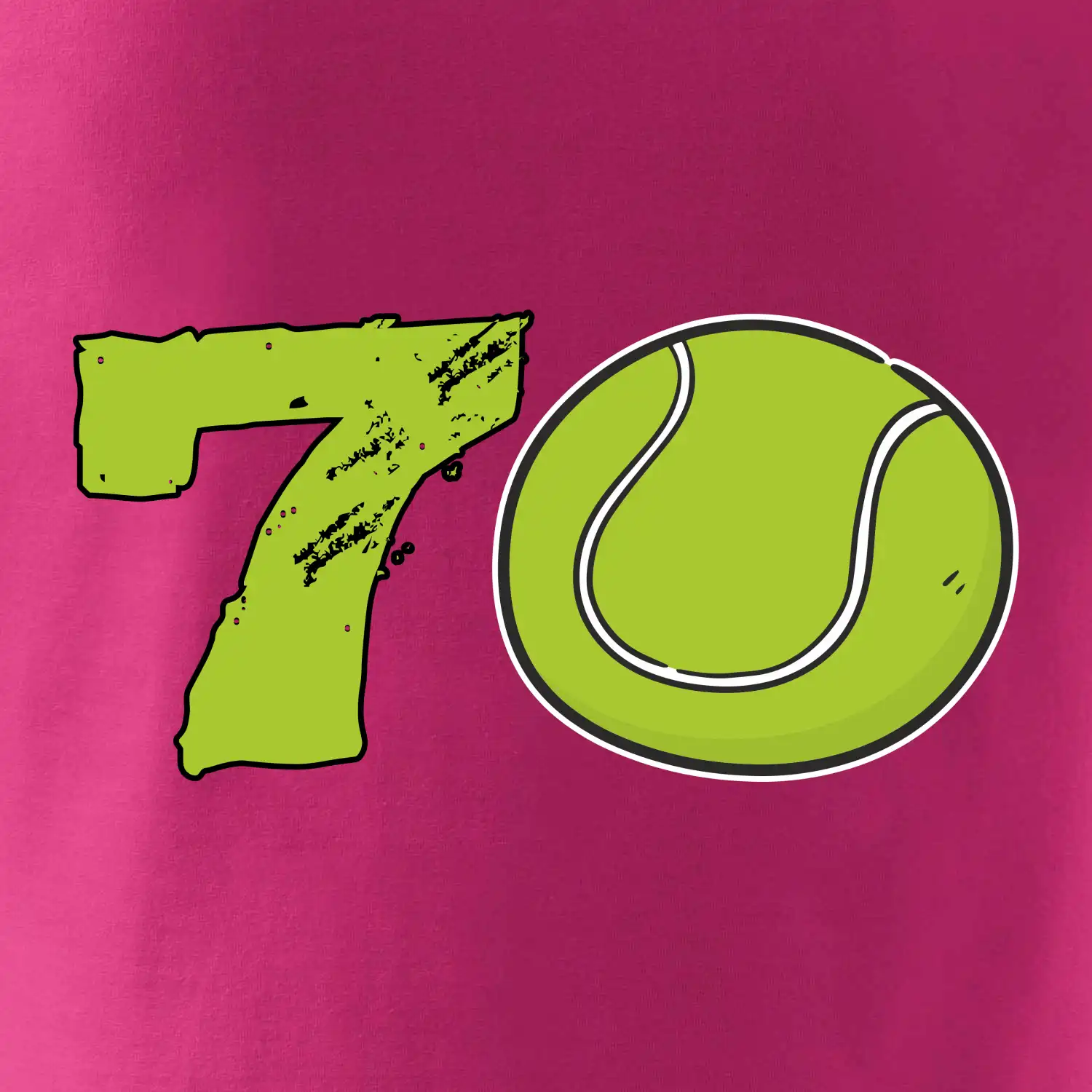 Tenis kulaté narozeniny 70