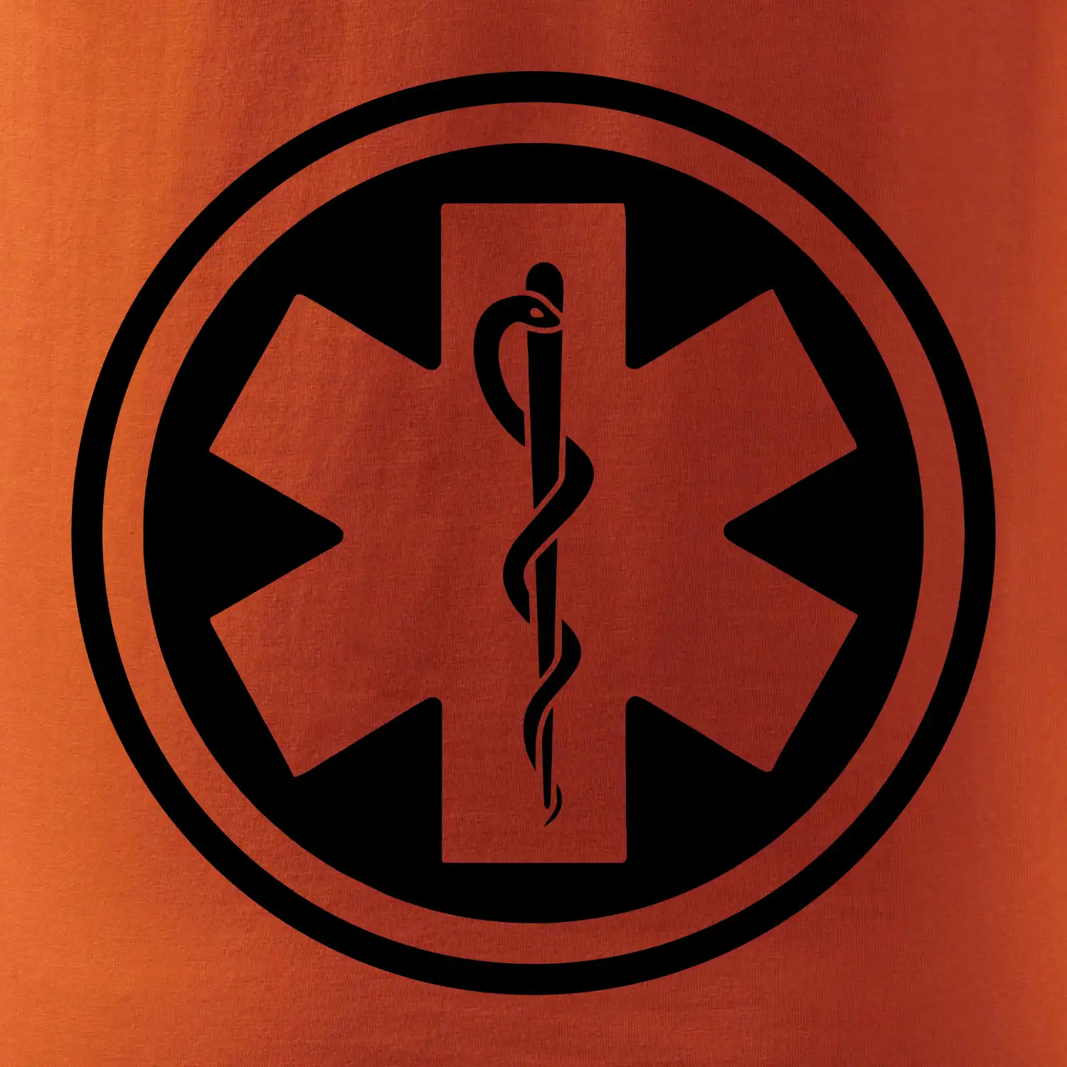 Rescue logo samostatné kulaté