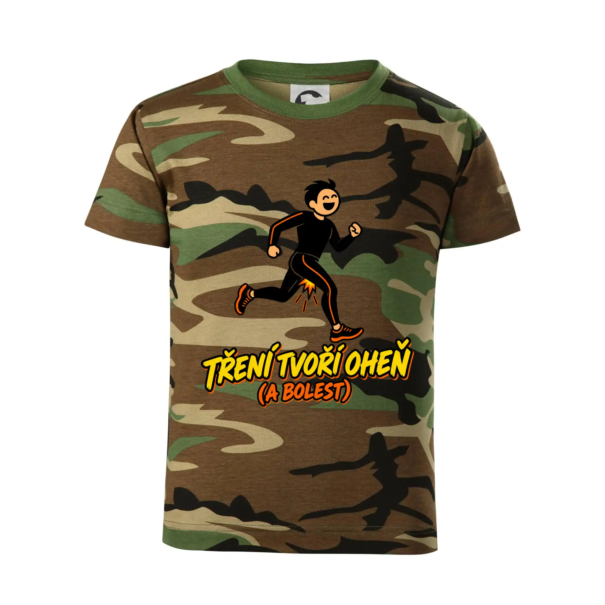Běžecké tření tvoří oheň