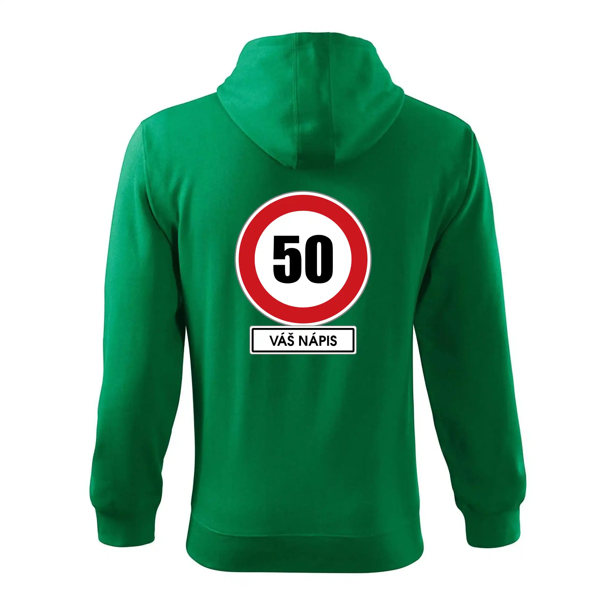 Dopravní značka - rychlost 50 - váš nápis