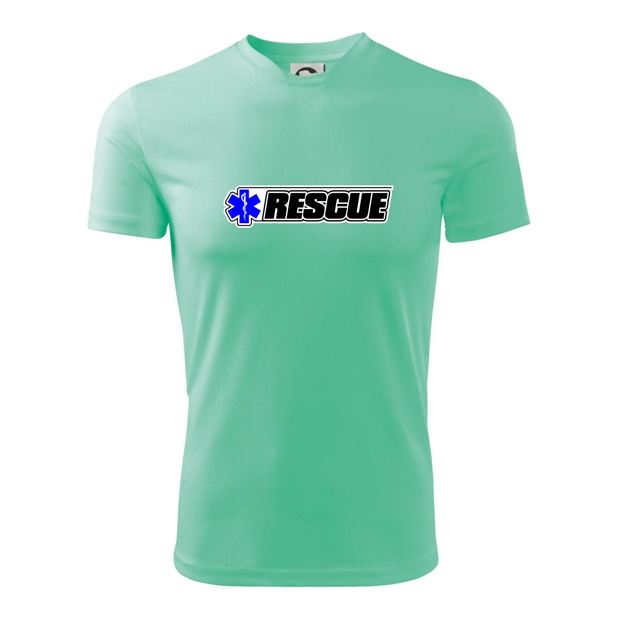 Záchranář rescue kříž modrý