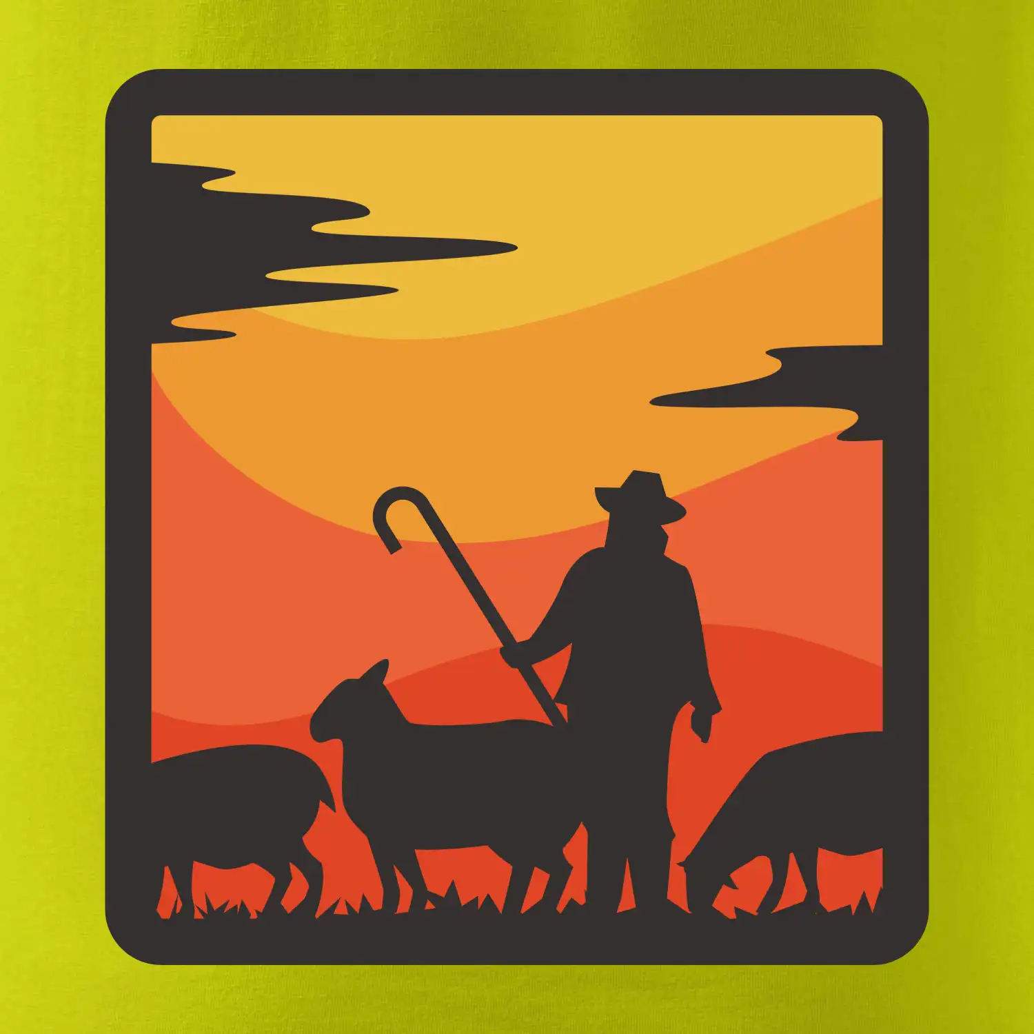 Pastevec ovcí - čtverec