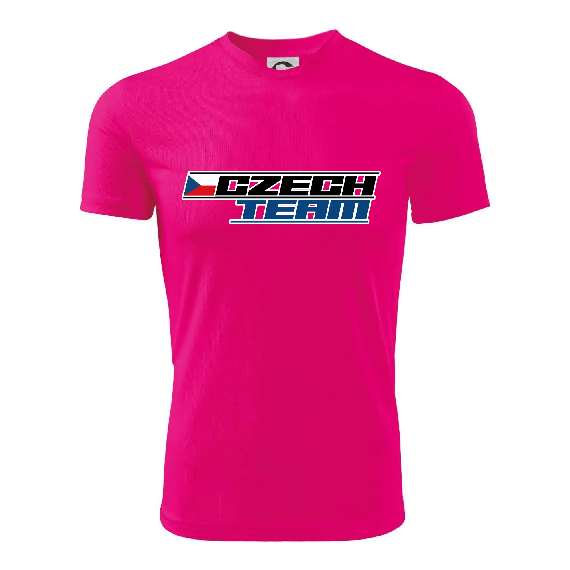 Czech team s vlajkou - Mistrovství světa v ledním hokeji 2025