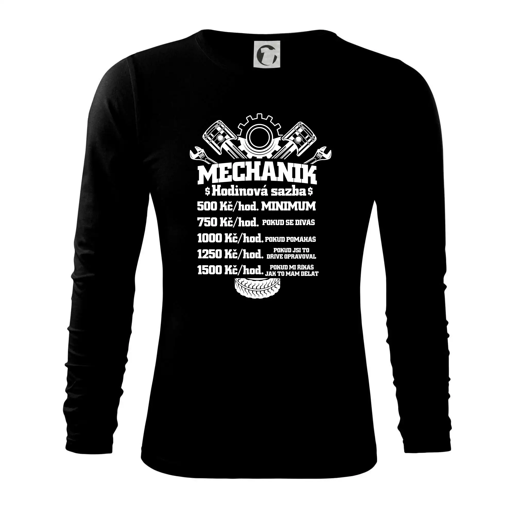 Mechanik - hodinová sazba