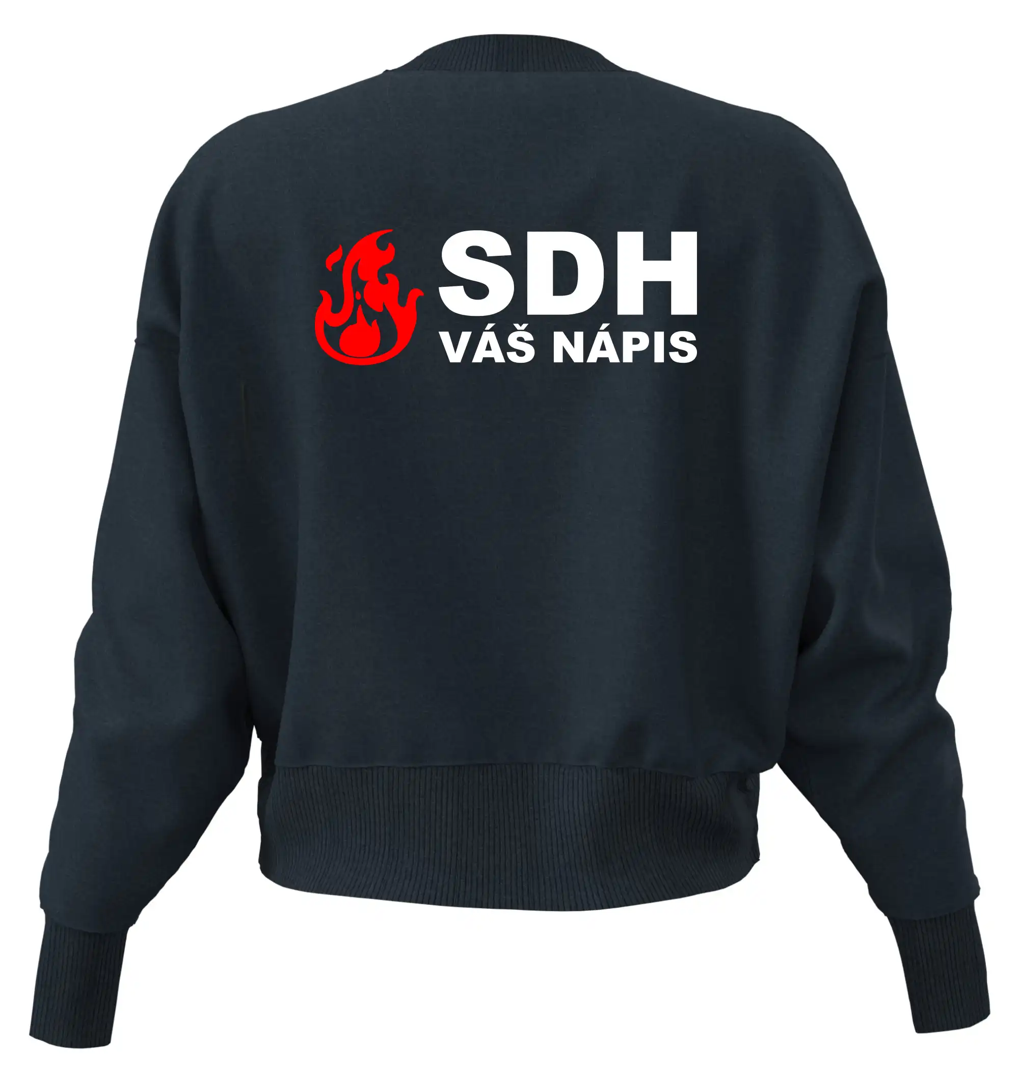 SDH nápis (oheň, firesport, název sboru - vlastní nápis)