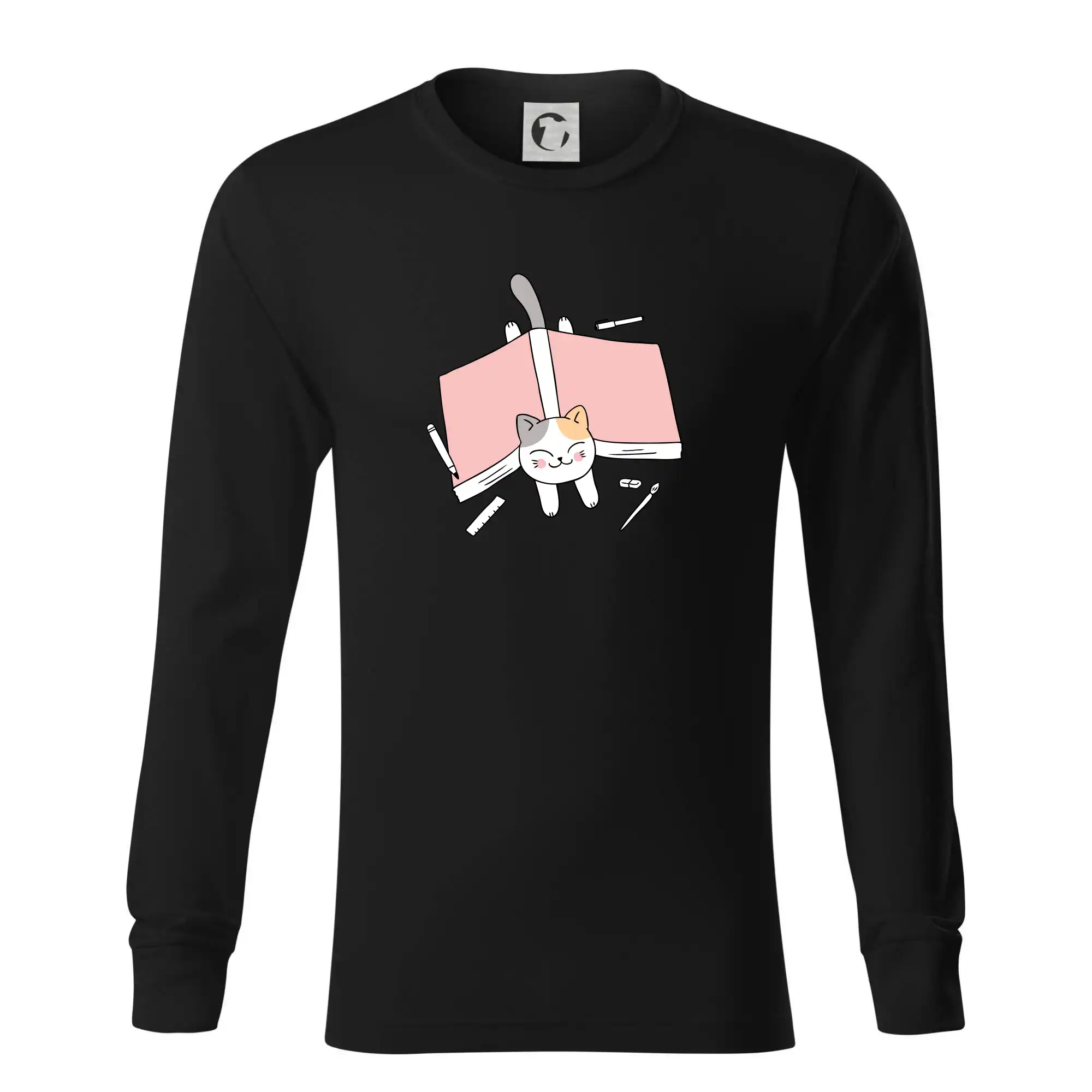 Učení na státnice kočka