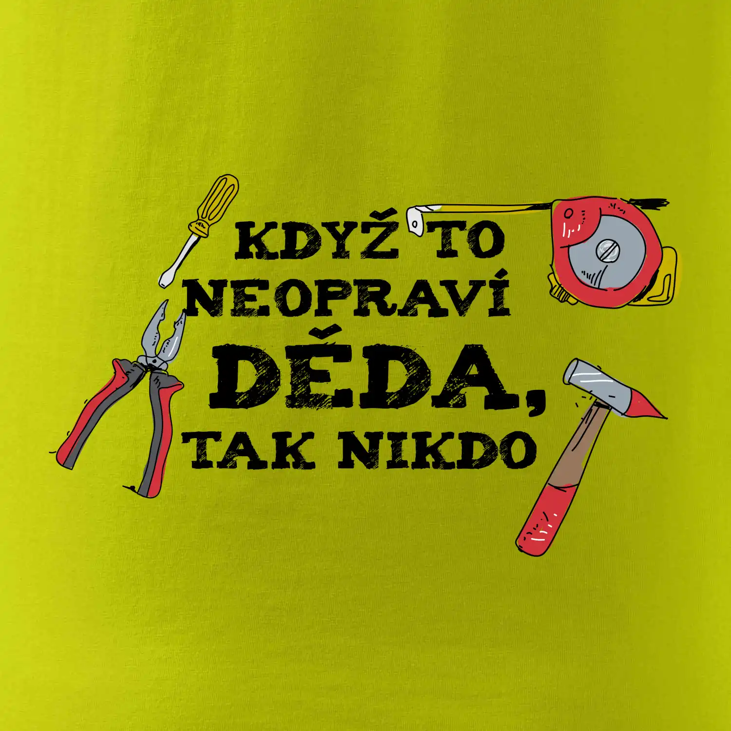 Když to neopraví děda, tak nikdo barevné