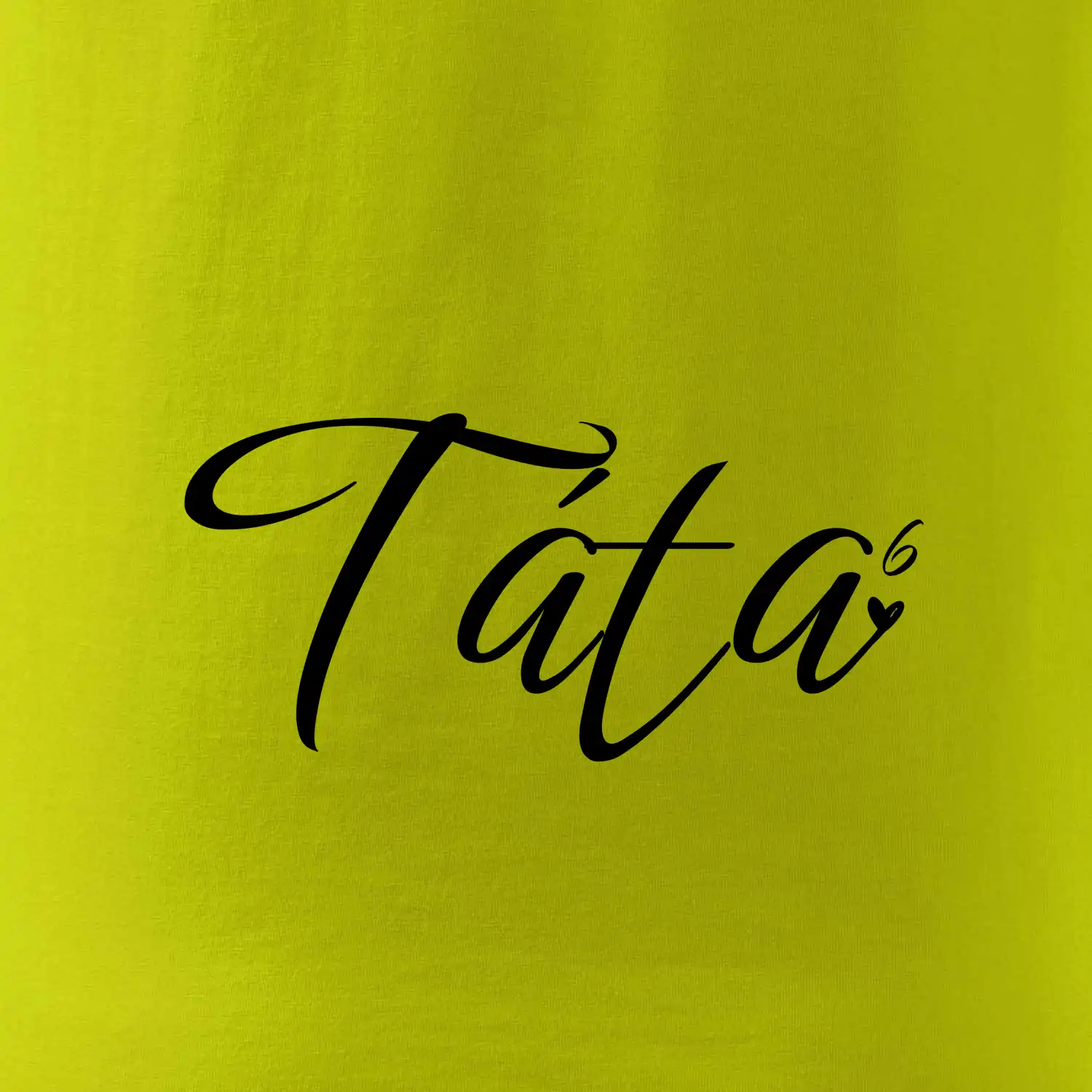 Psací Táta šestá mocnina - šest dětí
