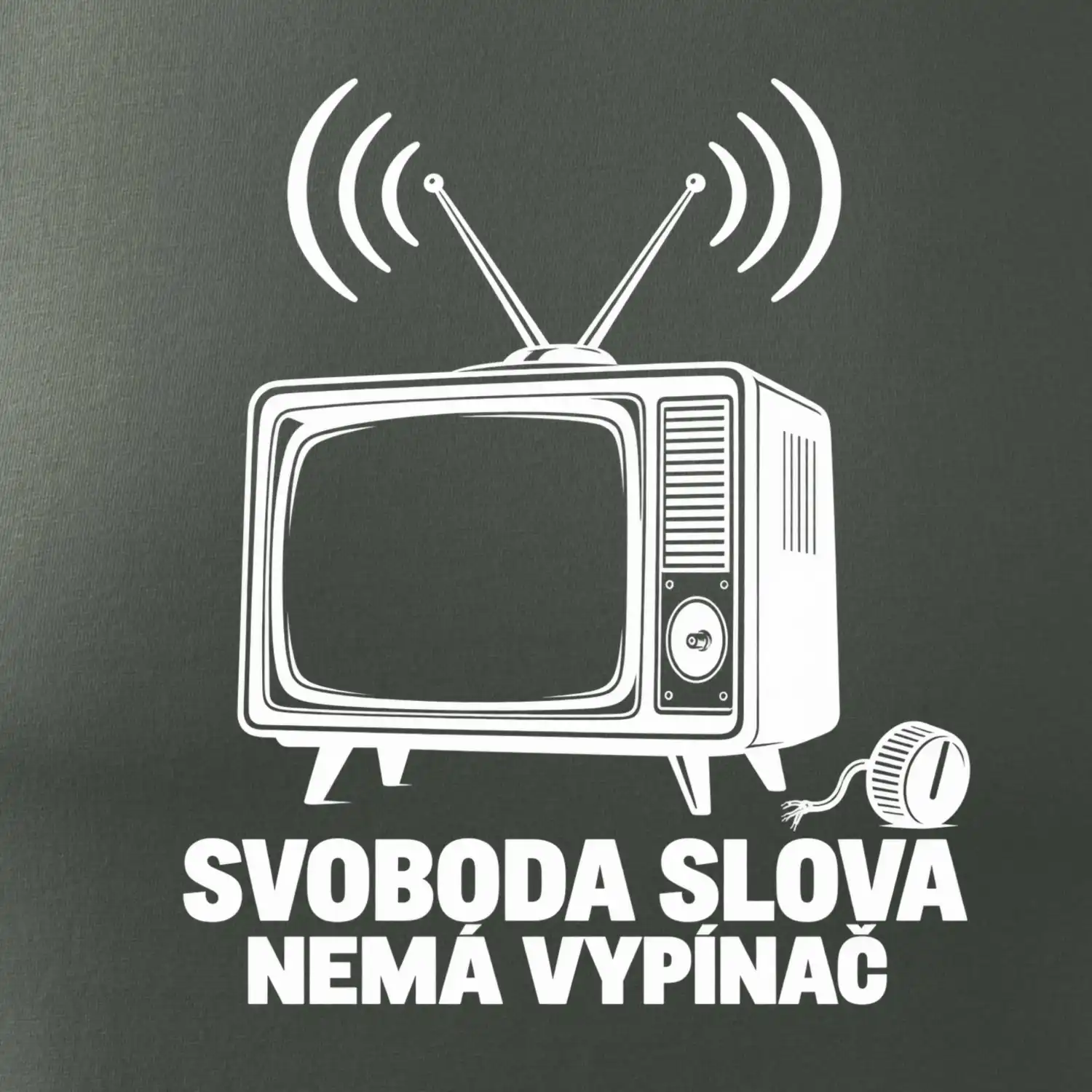 Svoboda slova nemá vypínač retro televize