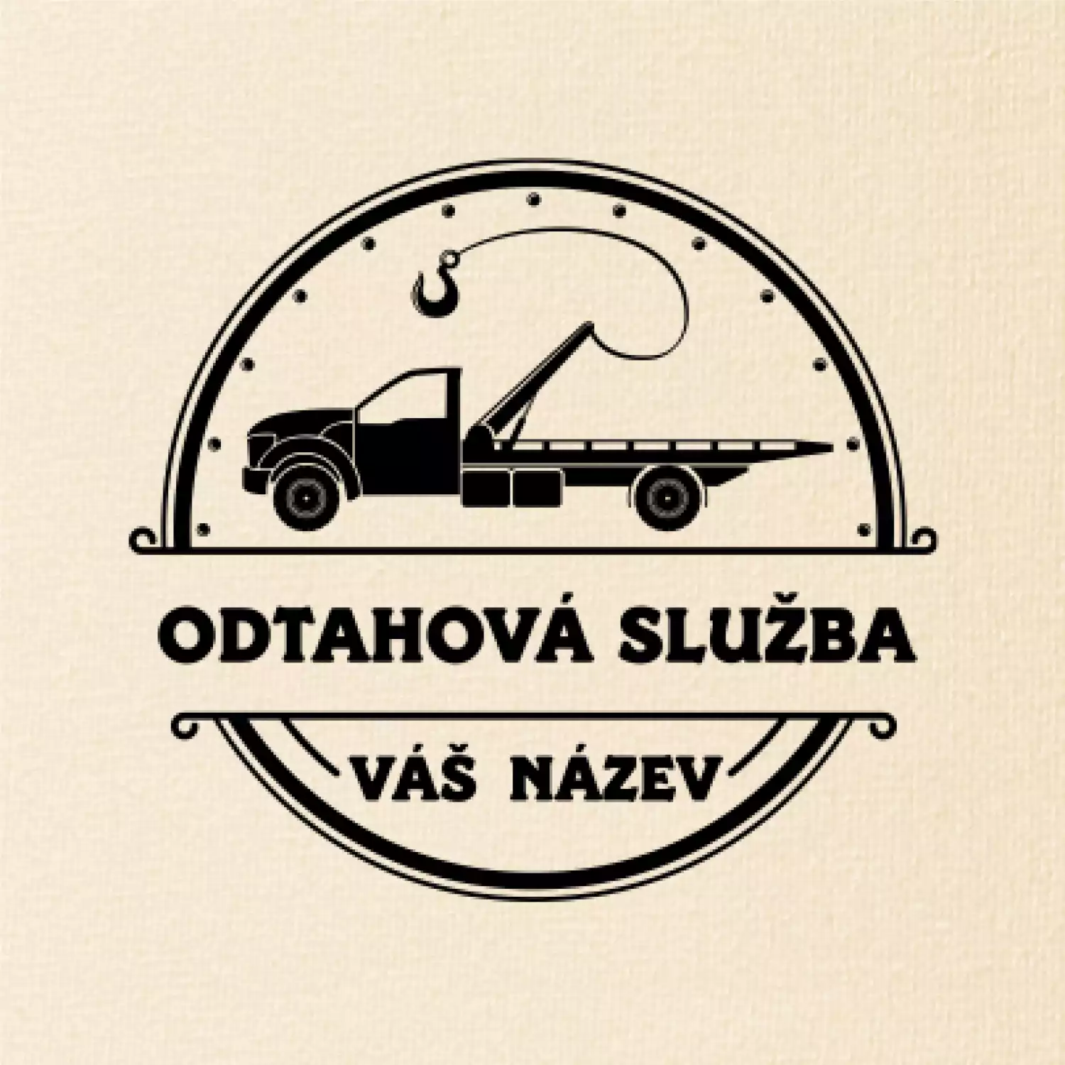 Odtahová služba - kulatý obrázek