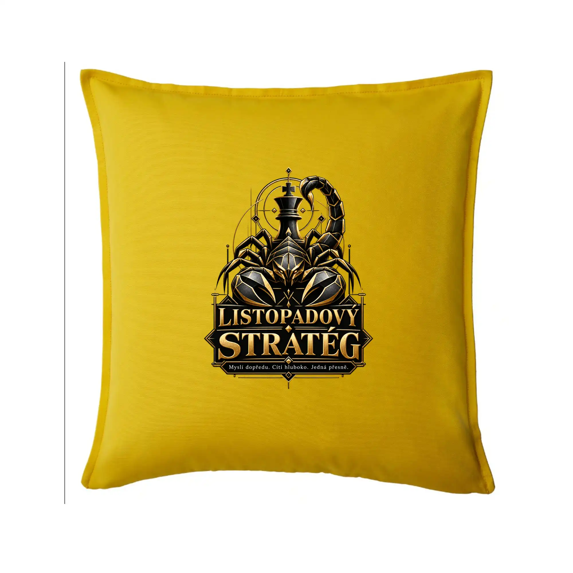 Listopadový stratég se štírem a šachovým králem